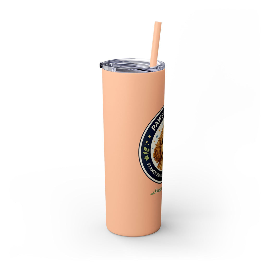 Cuddles Coffee Conscious Logo Pup Design Copy of 20oz Skinny Tumbler