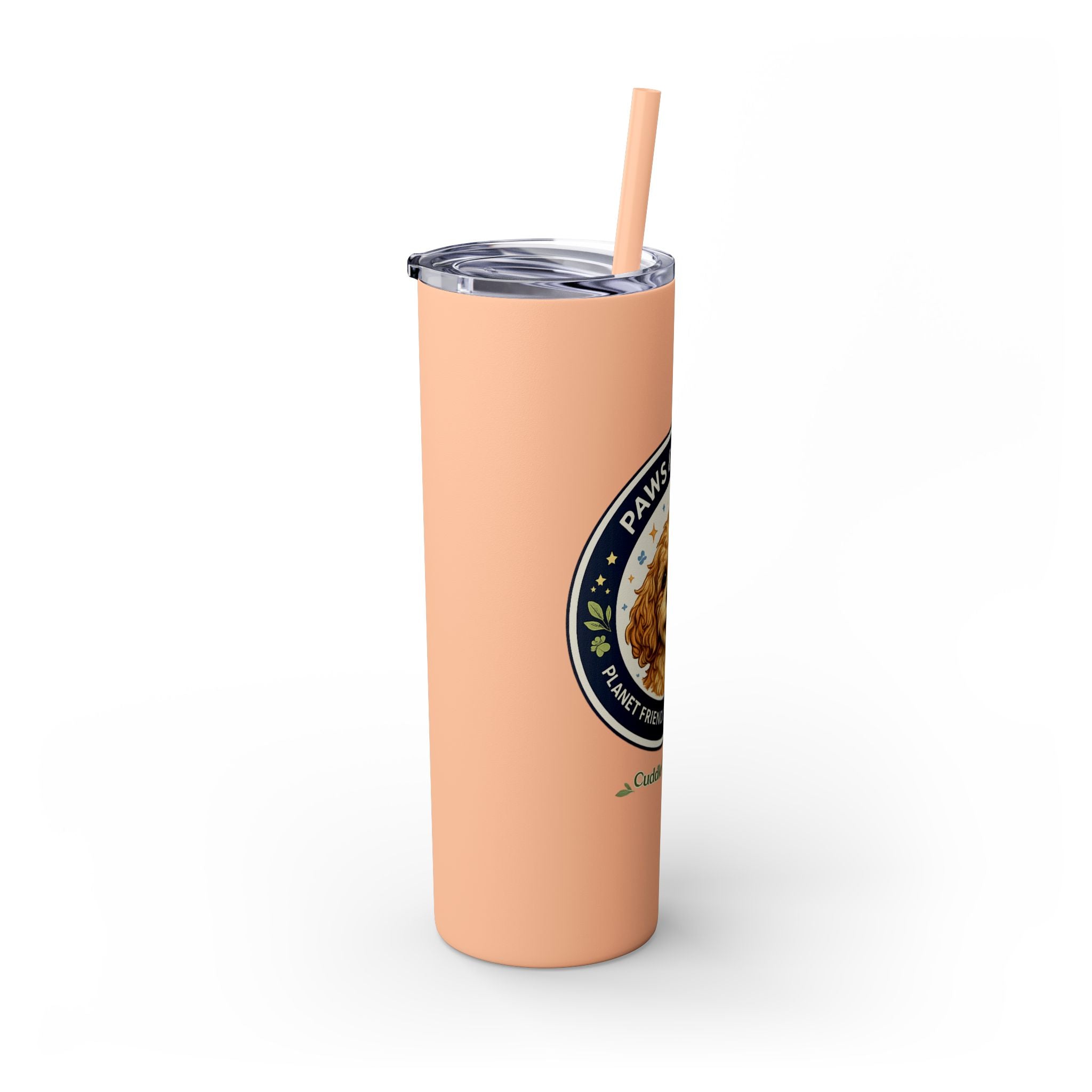 Cuddles Coffee Conscious Logo Pup Design Copy of 20oz Skinny Tumbler