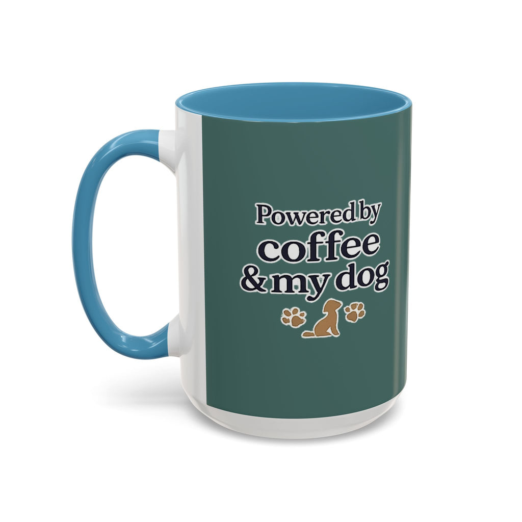 Dog Mum Coffee Mug – “Cuddles. Coffee. Conscious Living.” Accent Mug