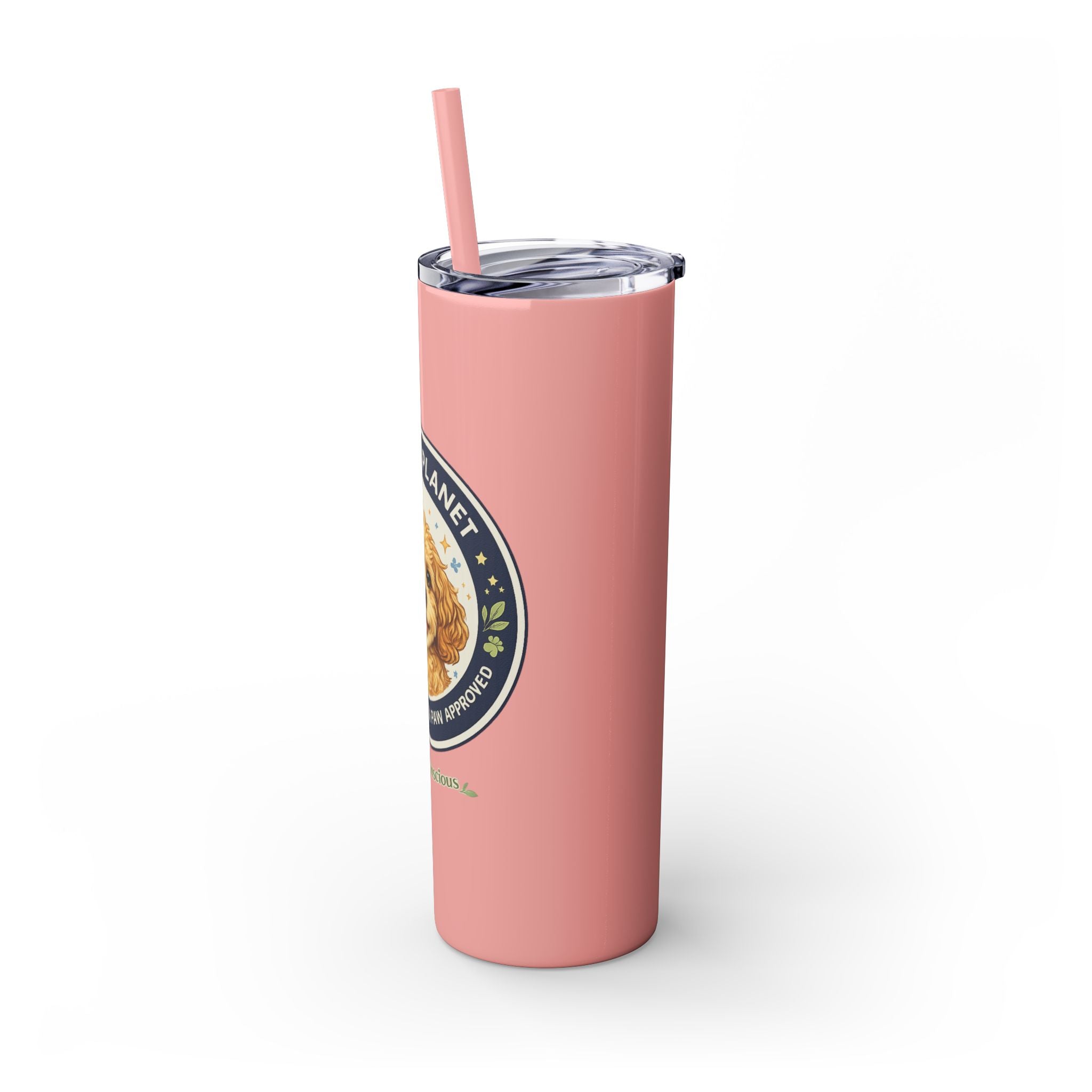 Cuddles Coffee Conscious Logo Pup Design Copy of 20oz Skinny Tumbler