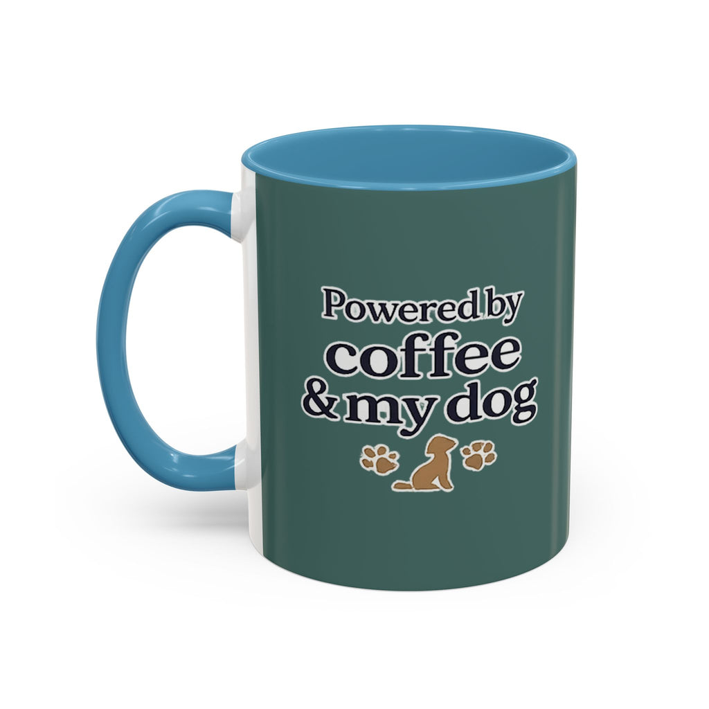 Dog Mum Coffee Mug – “Cuddles. Coffee. Conscious Living.” Accent Mug