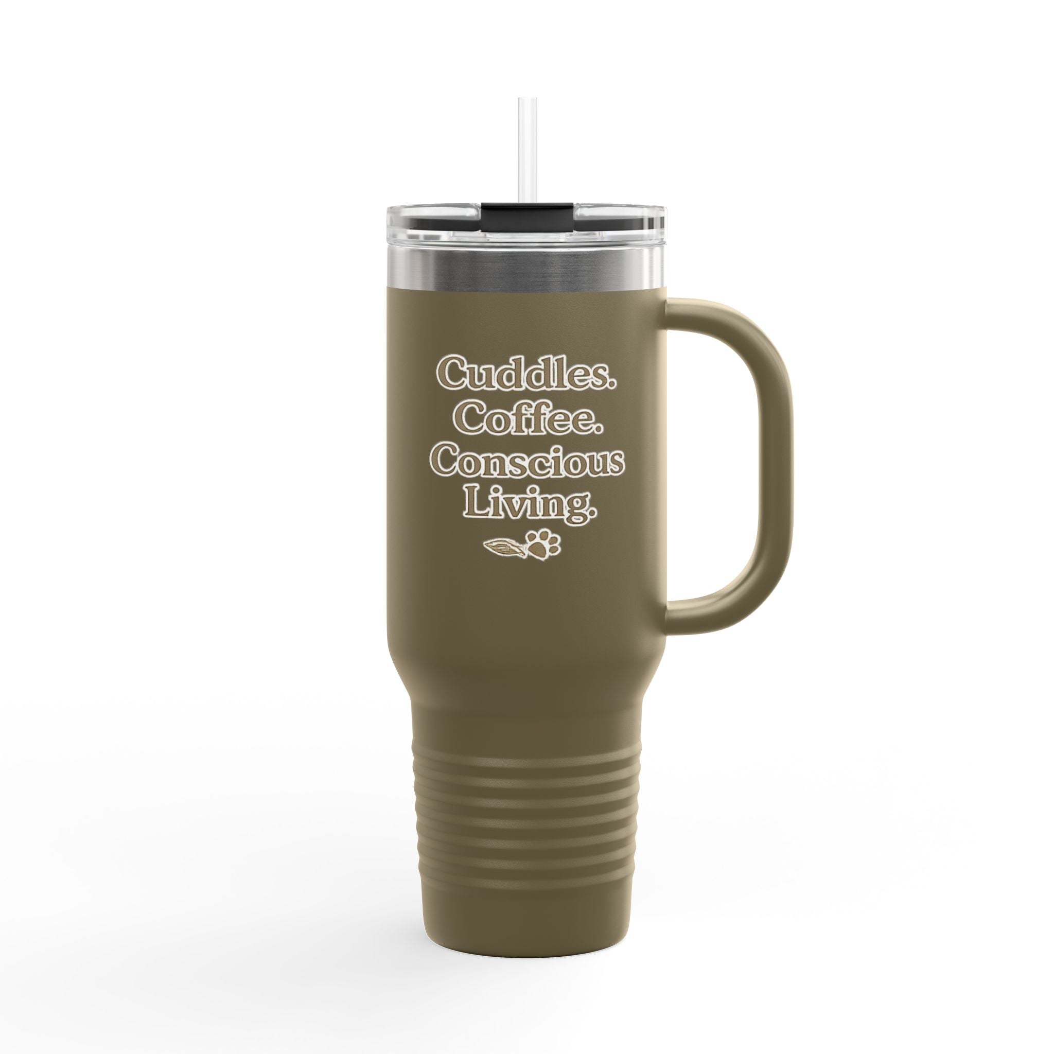 Cuddles & Coffee Conscious Living Tumbler