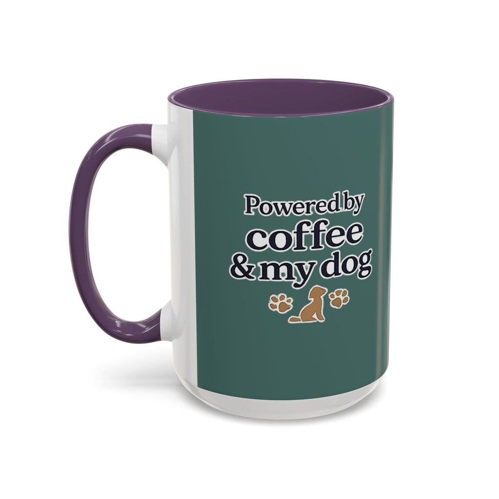 Dog Mum Coffee Mug – “Cuddles. Coffee. Conscious Living.” Accent Mug