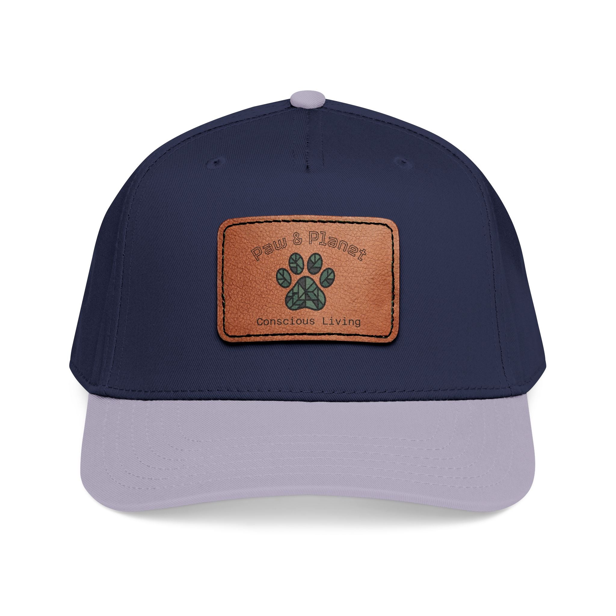 Paw & Planet Trail Cap – Vegan Leather Paw Patch Snapback