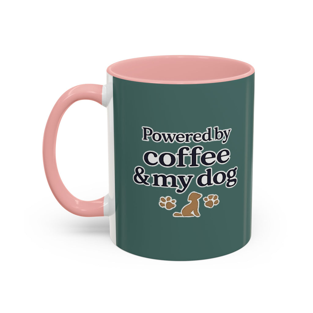 Dog Mum Coffee Mug – “Cuddles. Coffee. Conscious Living.” Accent Mug