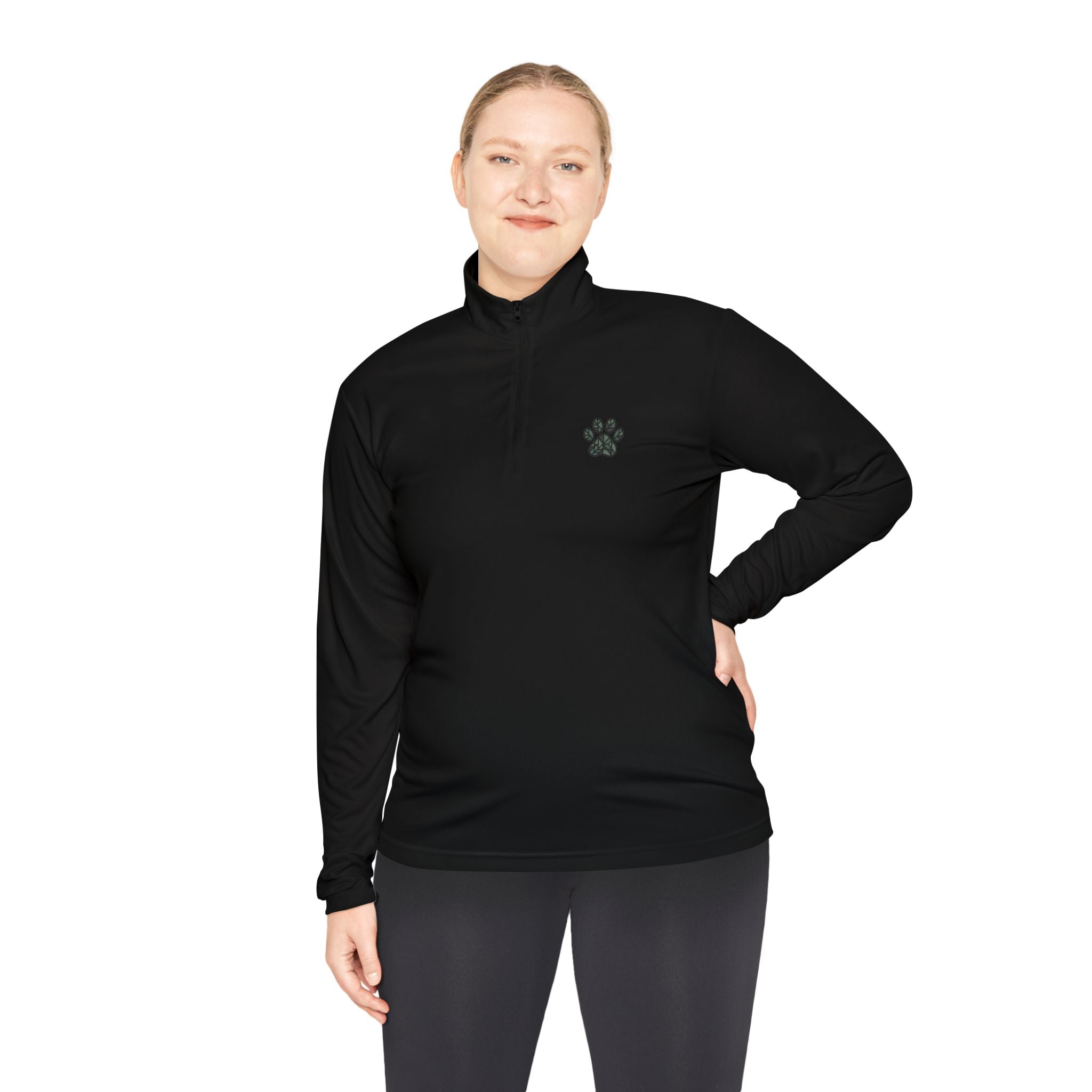 Spoodle Daddy Retro Sunset Quarter-Zip Pullover