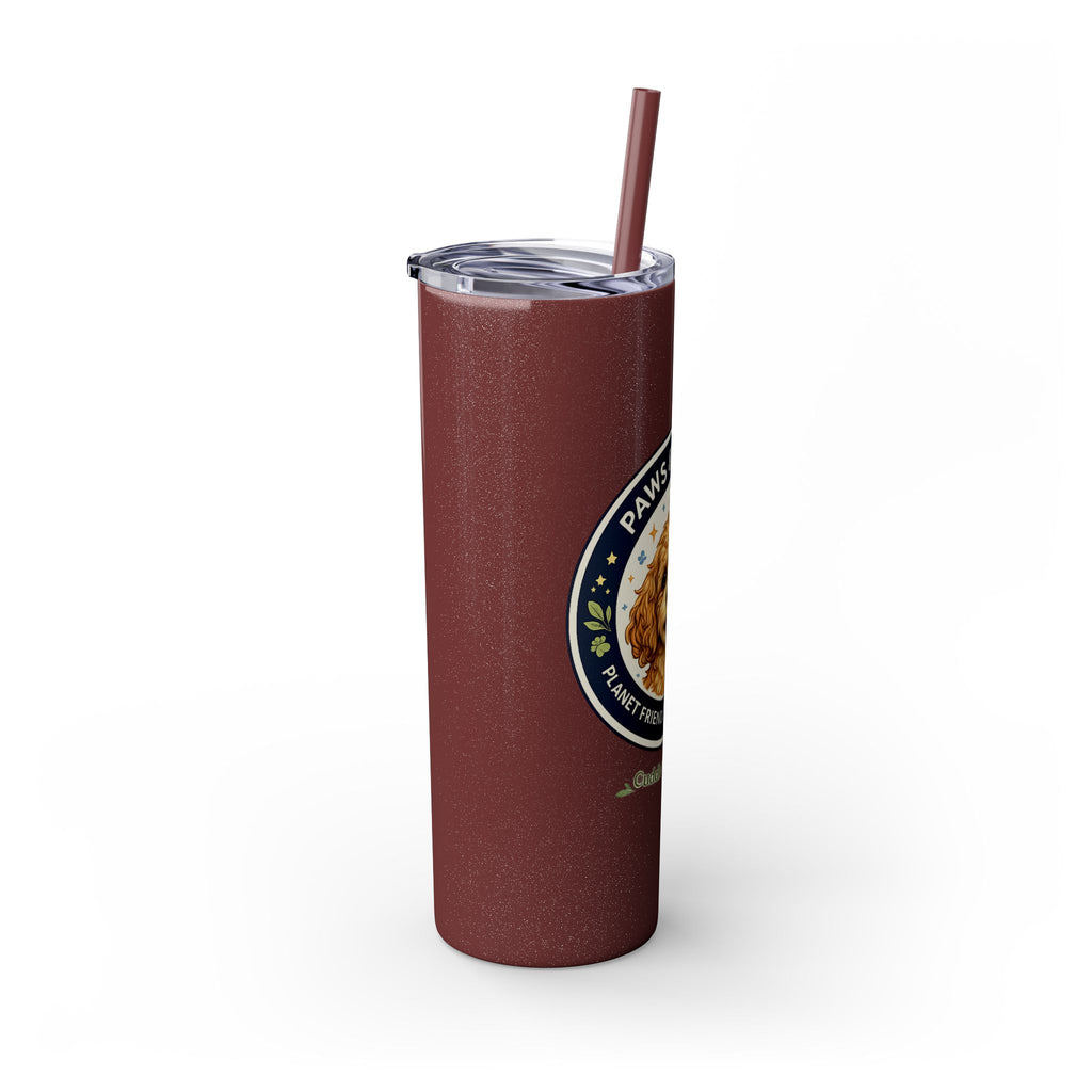 Cuddles Coffee Conscious Logo Pup Design Copy of 20oz Skinny Tumbler