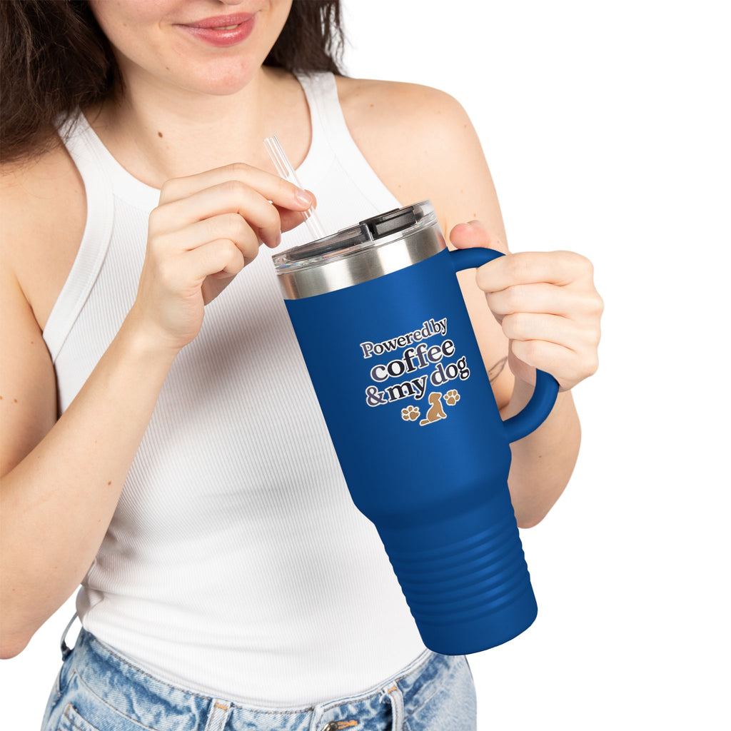 Saved by Coffee & My Dog 40oz Tumbler