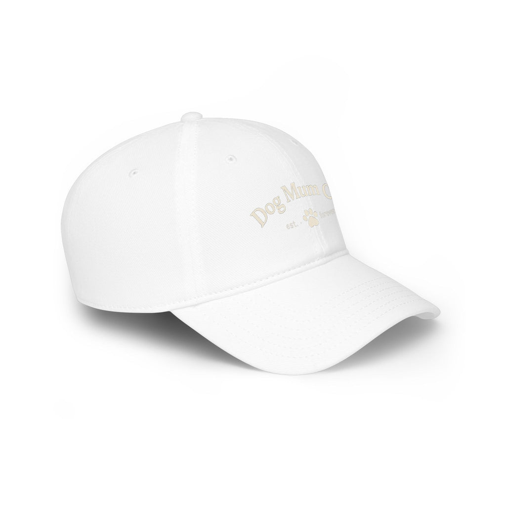 Dog Mum Club Baseball Cap – Cute Paw Print Low Profile Hat for Dog Lovers