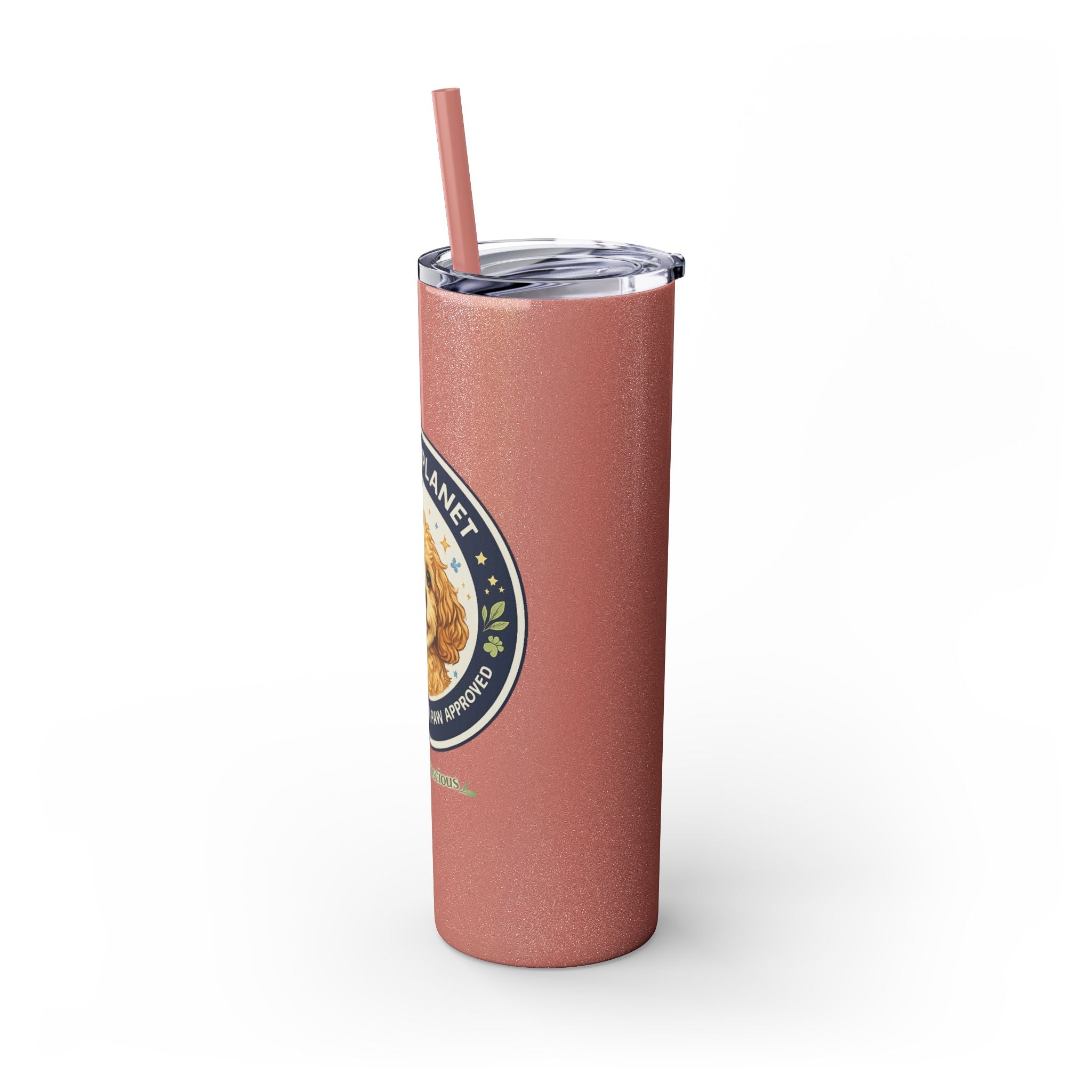Cuddles Coffee Conscious Logo Pup Design Copy of 20oz Skinny Tumbler