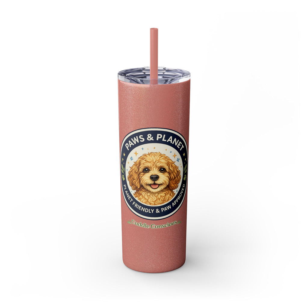 Cuddles Coffee Conscious Logo Pup Design Copy of 20oz Skinny Tumbler