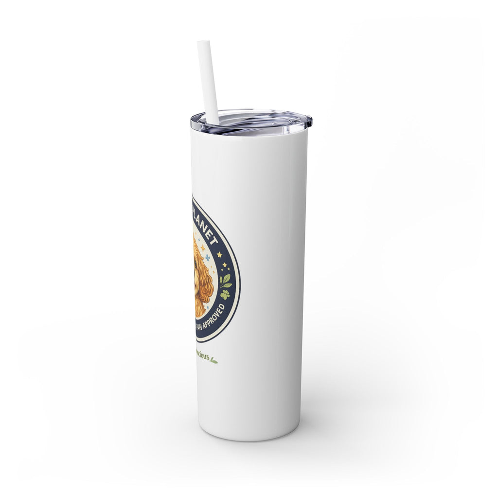 Cuddles Coffee Conscious Logo Pup Design Copy of 20oz Skinny Tumbler