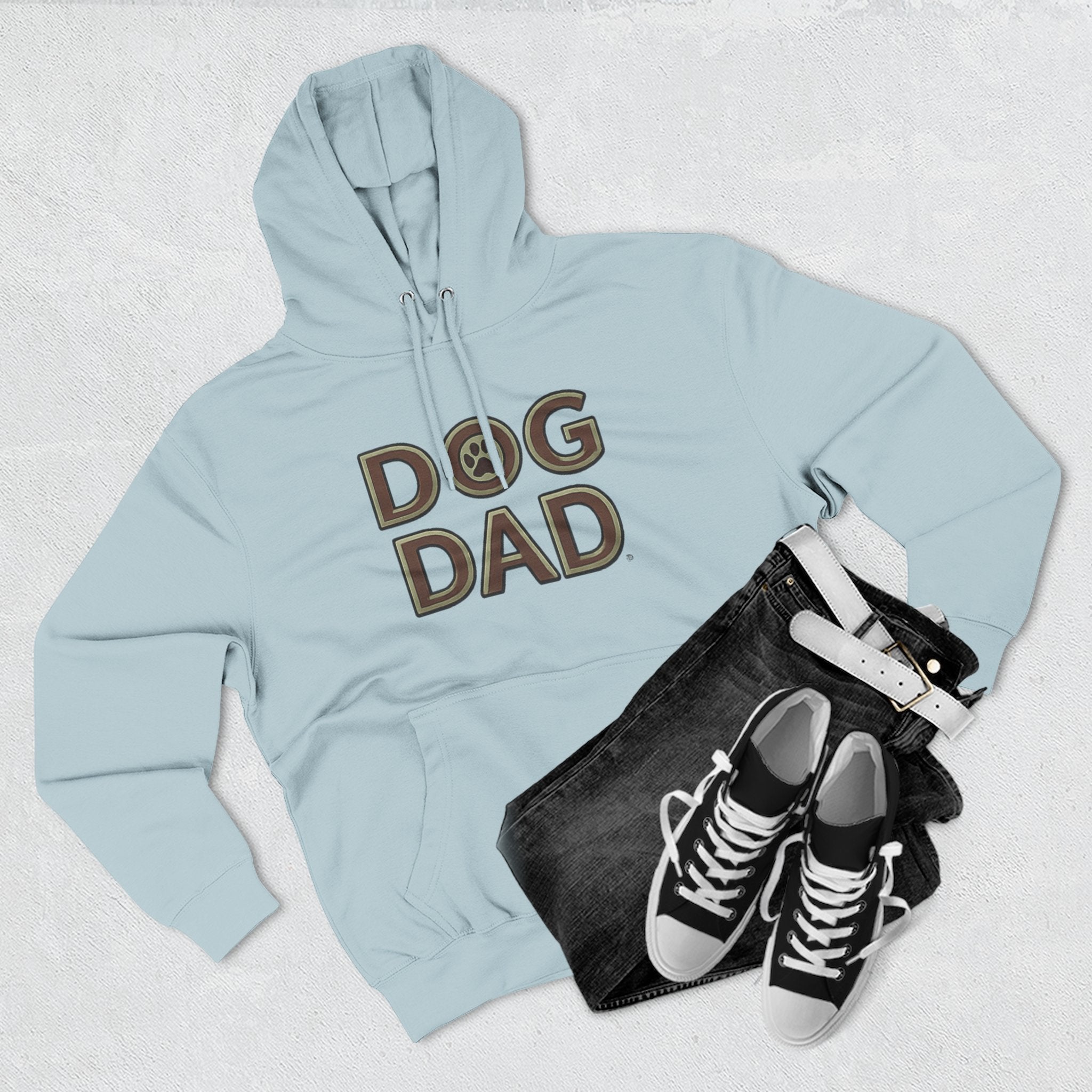 Dog Dad Hoodie — “Dog Dad Club” Cozy Fleece Pullover (Pet Lover Gift)