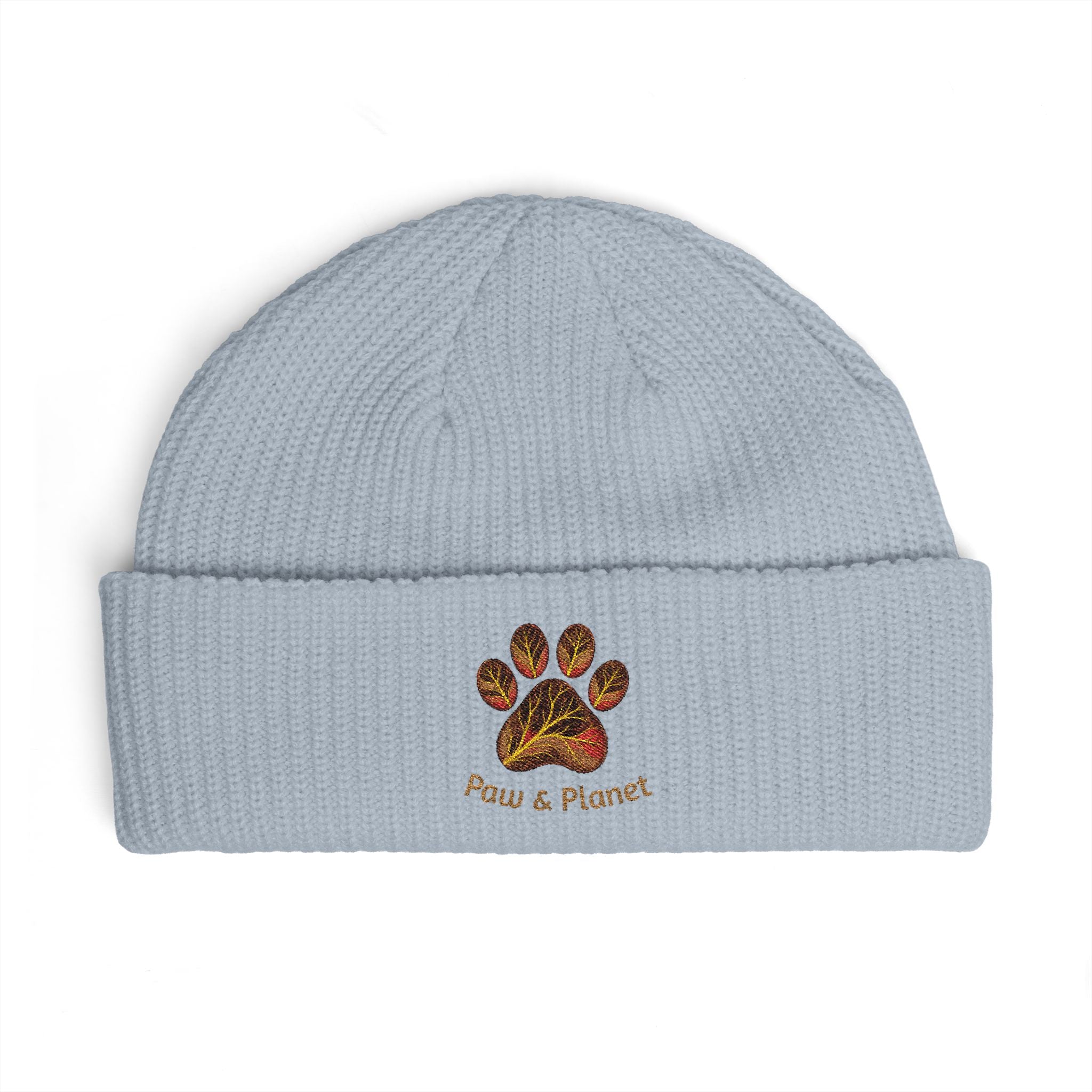 The Morning Walk Beanie - "Paw & Planet" Paw Embroidered Winter Hat