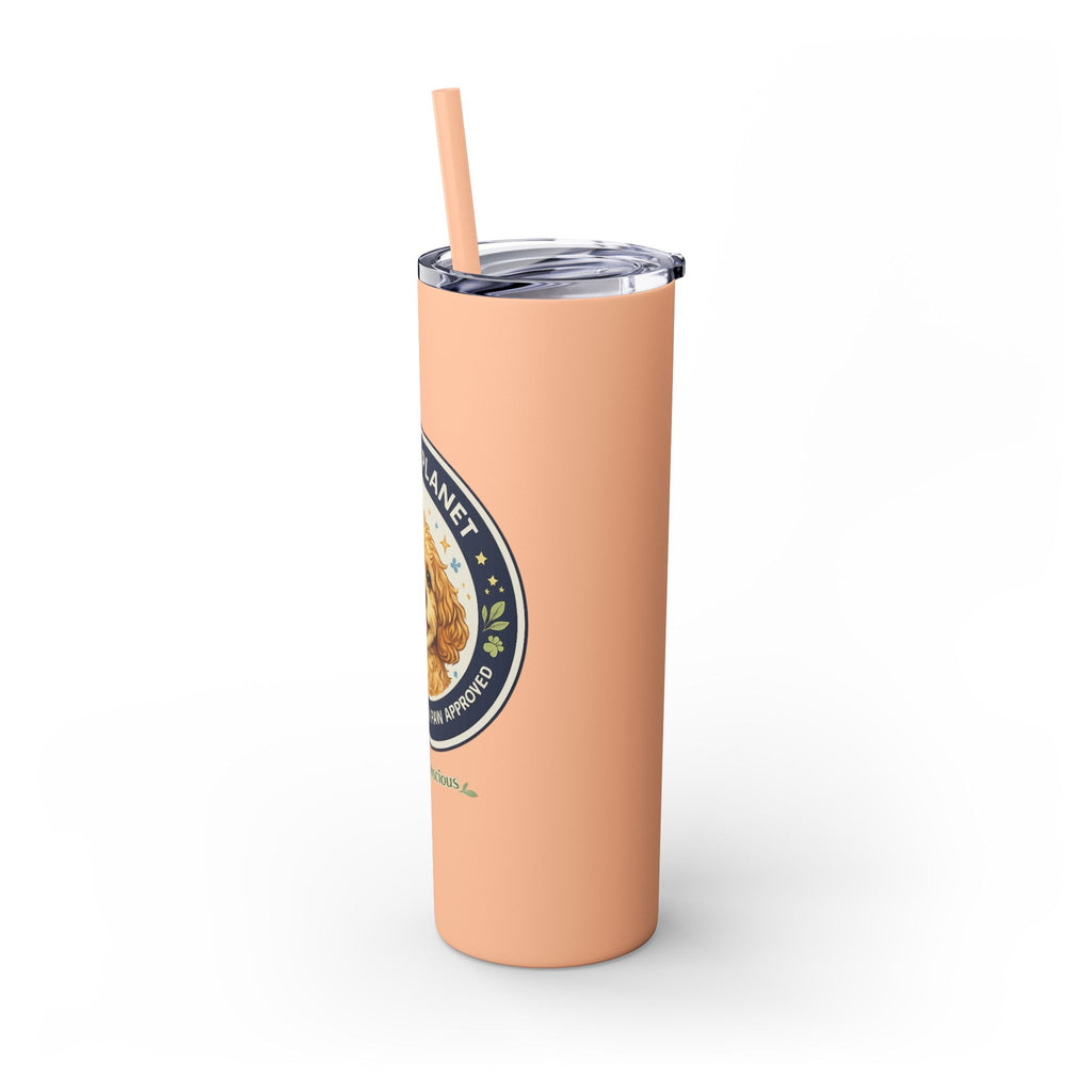 Cuddles Coffee Conscious Logo Pup Design Copy of 20oz Skinny Tumbler