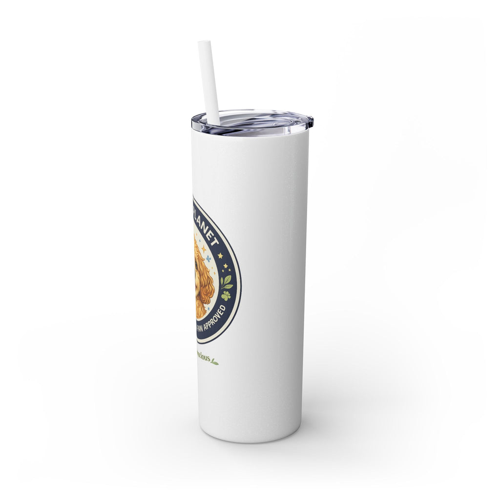 Cuddles Coffee Conscious Logo Pup Design Copy of 20oz Skinny Tumbler