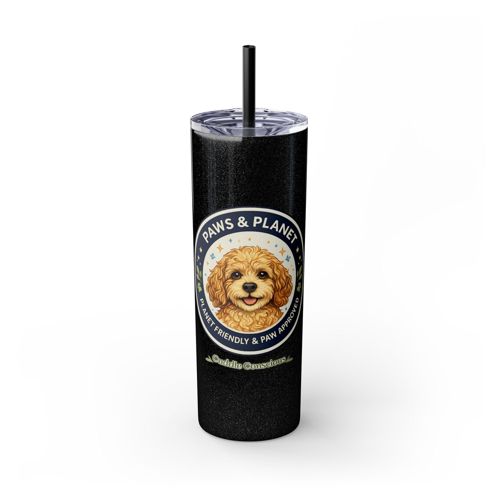 Cuddles Coffee Conscious Logo Pup Design Copy of 20oz Skinny Tumbler