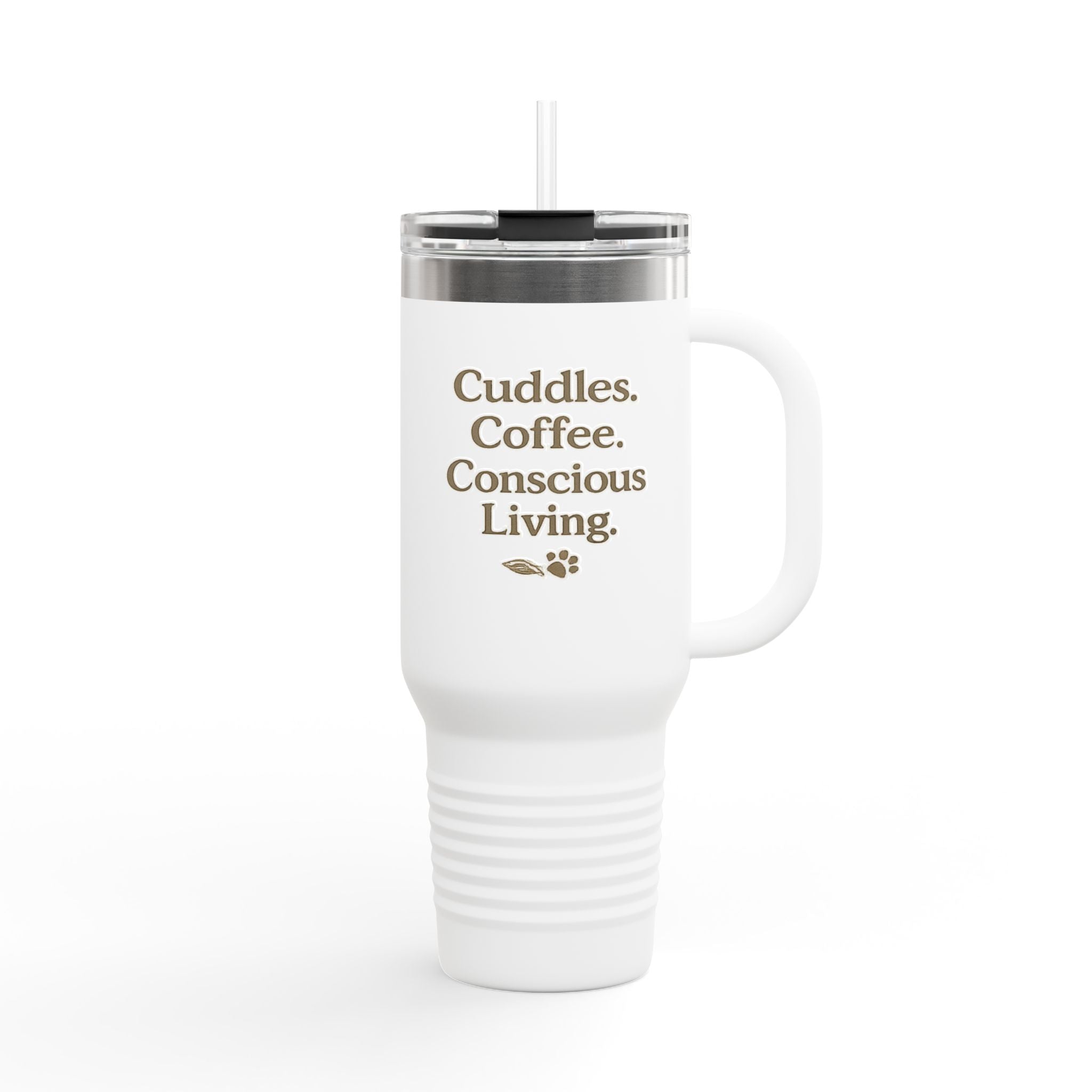 Cuddles & Coffee Conscious Living Tumbler