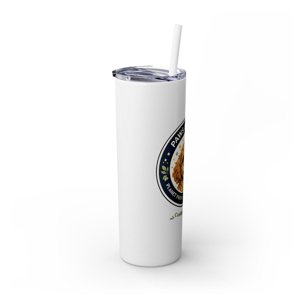 Cuddles Coffee Conscious Logo Pup Design Copy of 20oz Skinny Tumbler