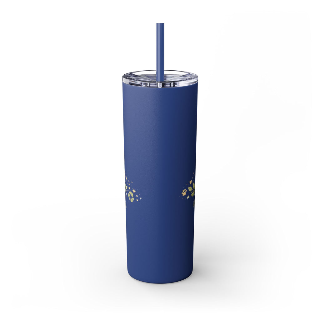 Cuddles Coffee Conscious Pup Design 20oz Skinny Tumbler