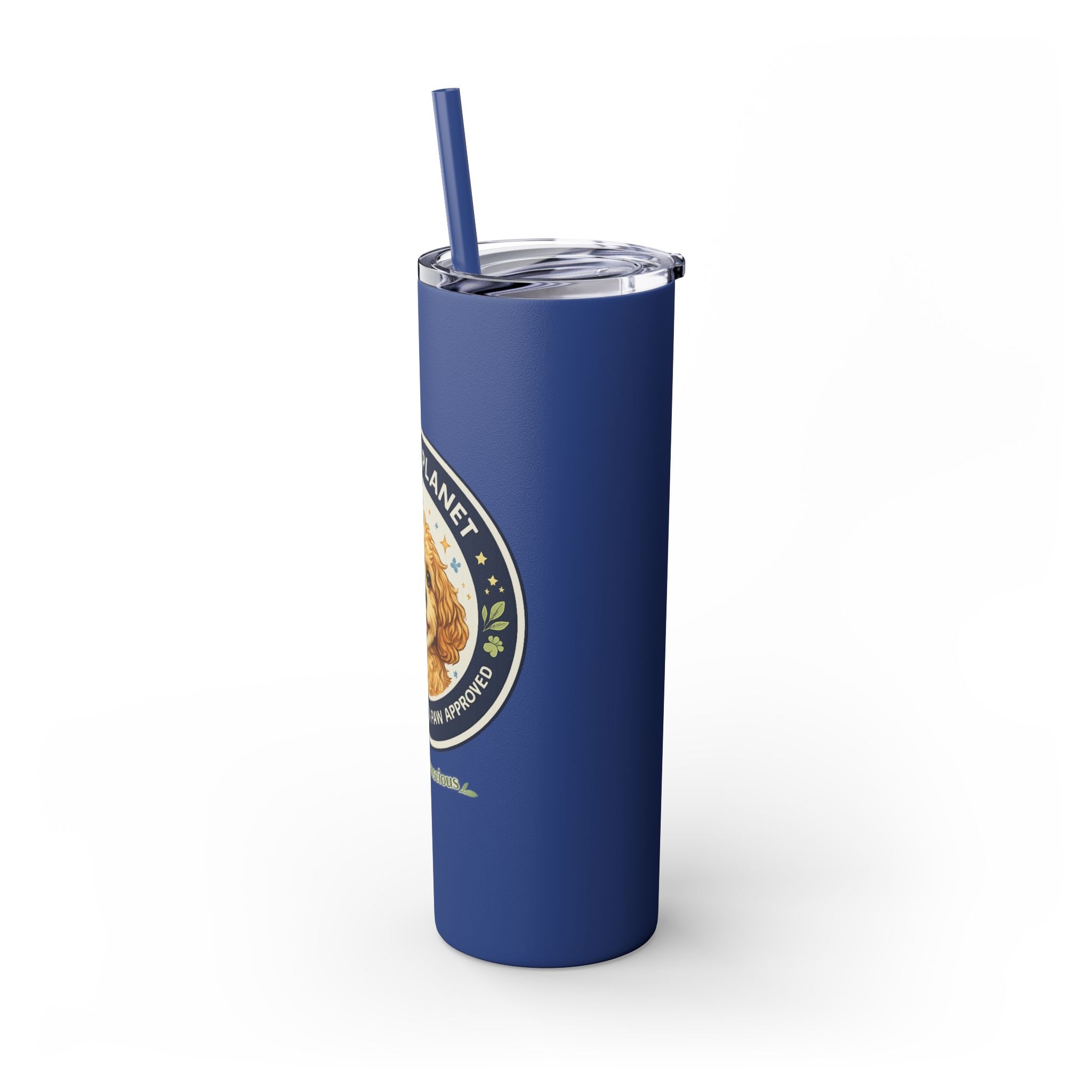 Cuddles Coffee Conscious Logo Pup Design Copy of 20oz Skinny Tumbler