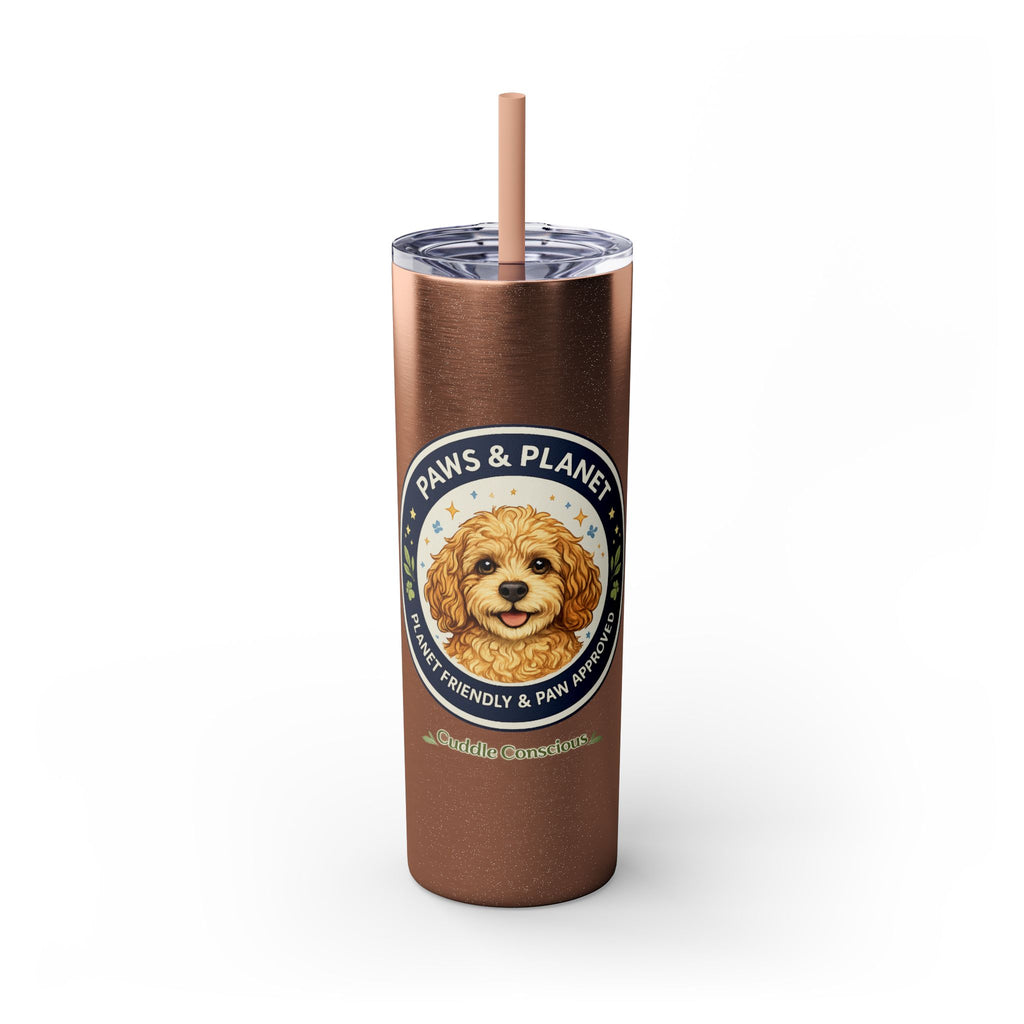 Cuddles Coffee Conscious Logo Pup Design Copy of 20oz Skinny Tumbler