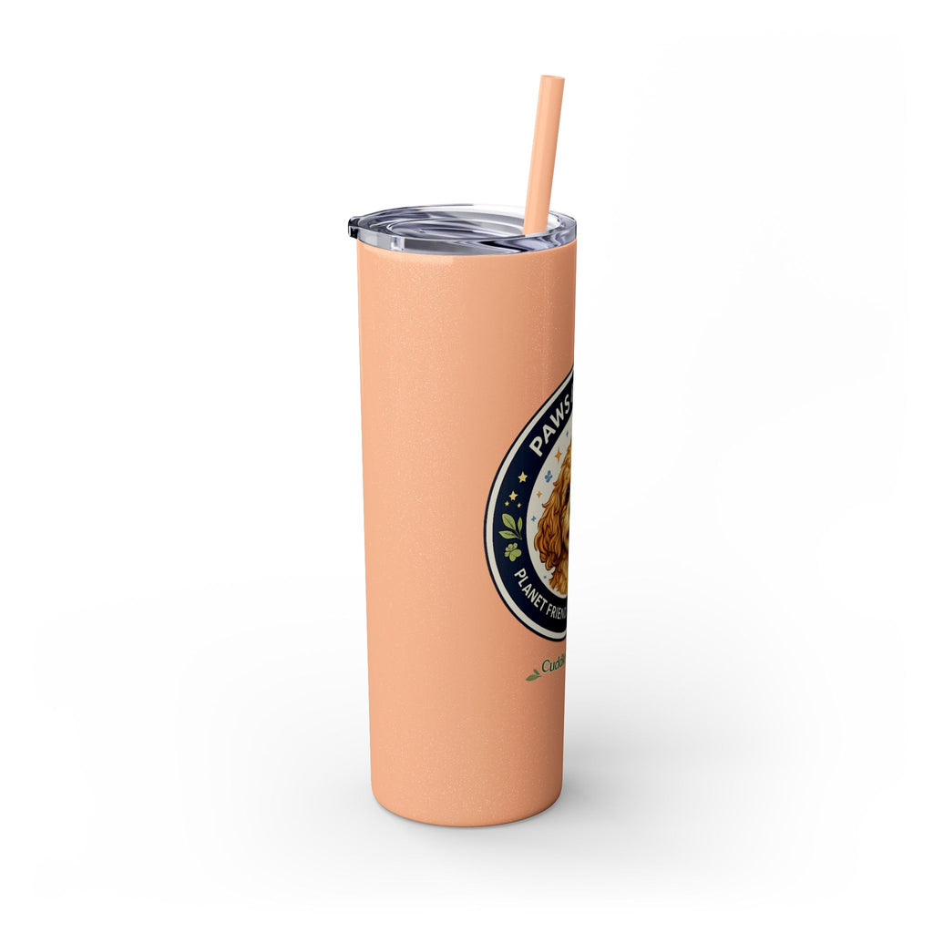 Cuddles Coffee Conscious Logo Pup Design Copy of 20oz Skinny Tumbler