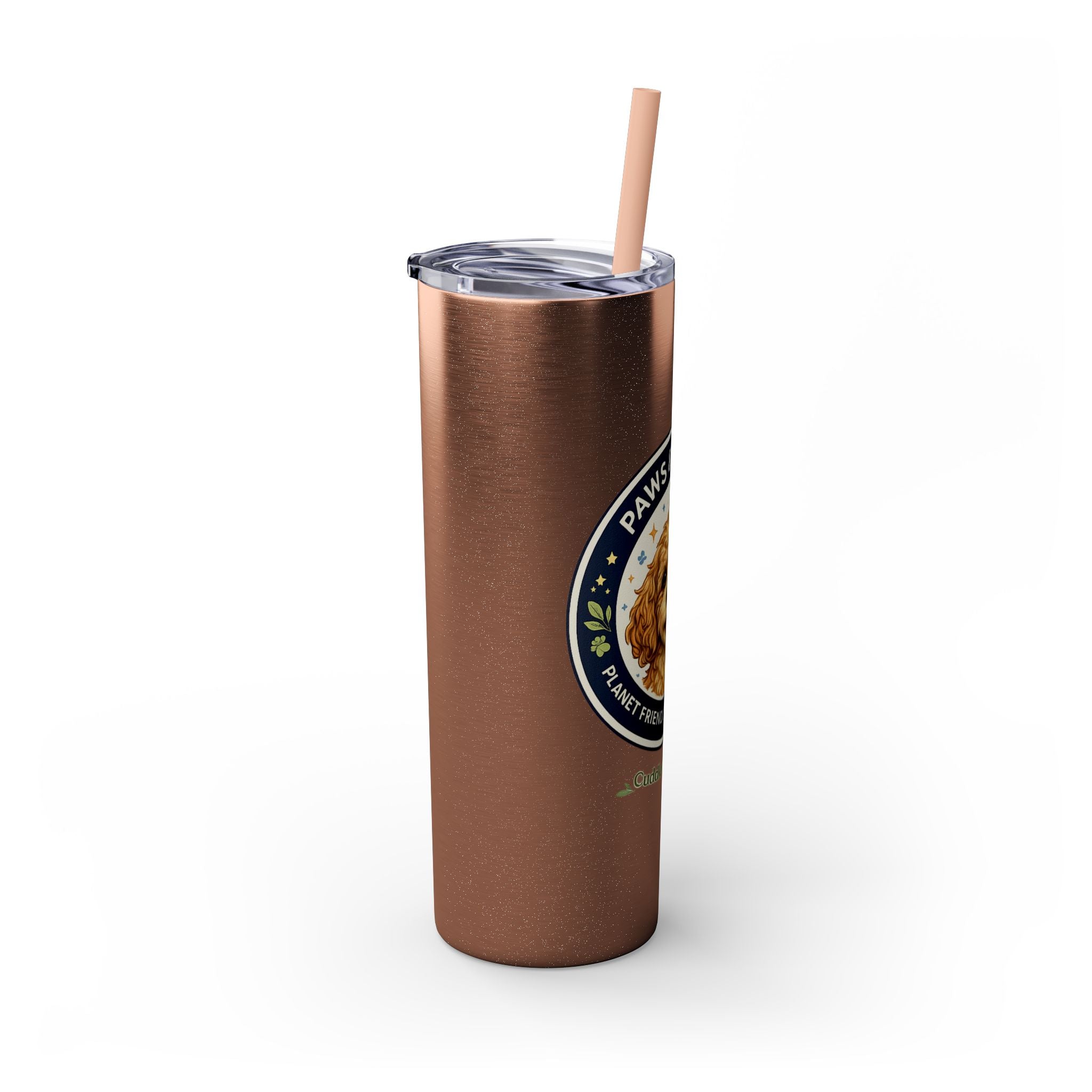 Cuddles Coffee Conscious Logo Pup Design Copy of 20oz Skinny Tumbler