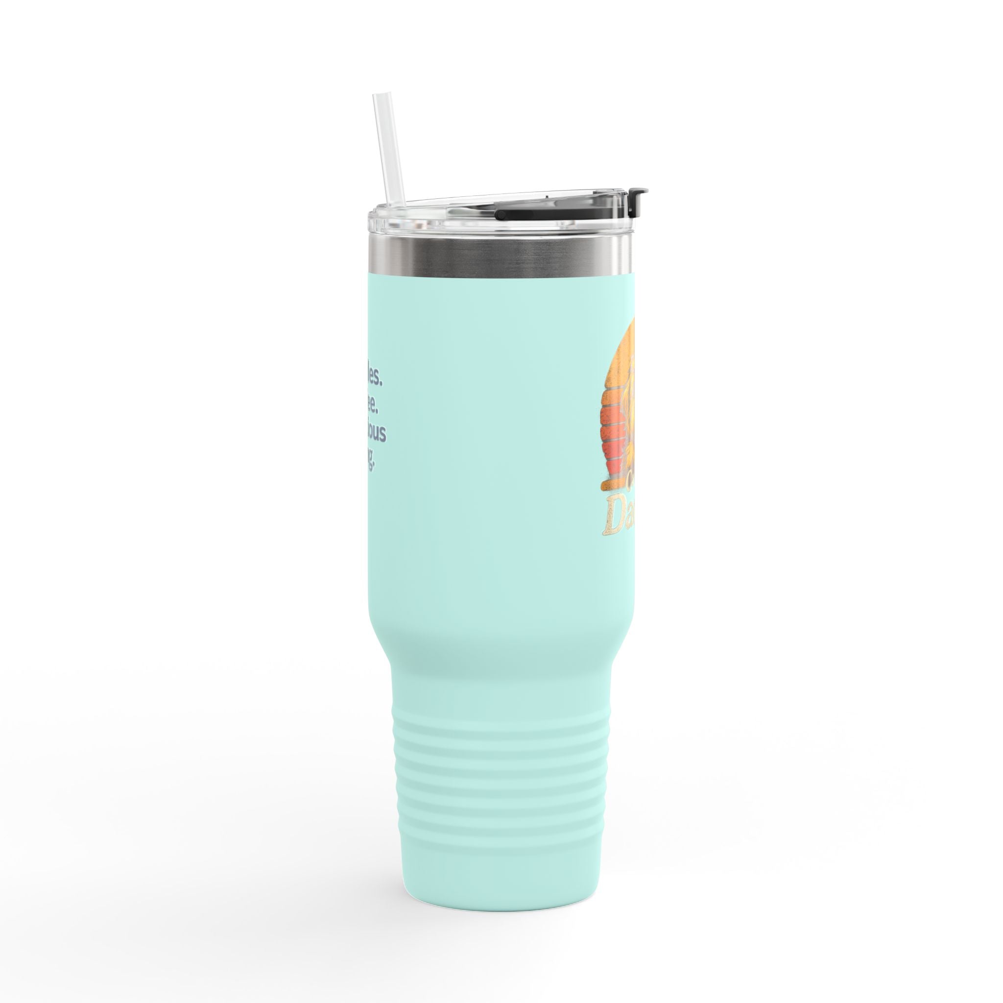 Retro Dog Daddy 40oz Tumbler – Cavoodle Dad Coffee Cup