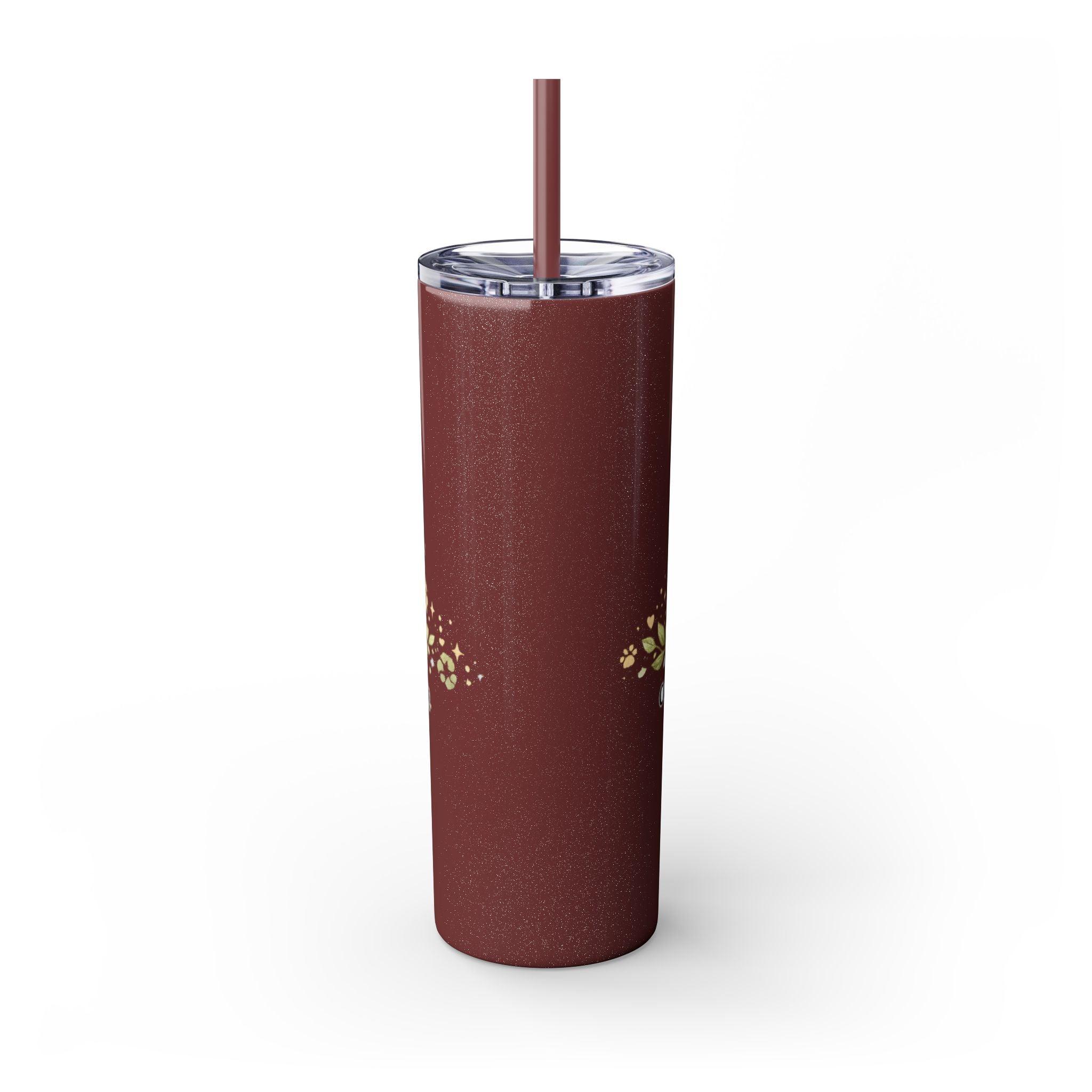 Cuddles Coffee Conscious Pup Design 20oz Skinny Tumbler