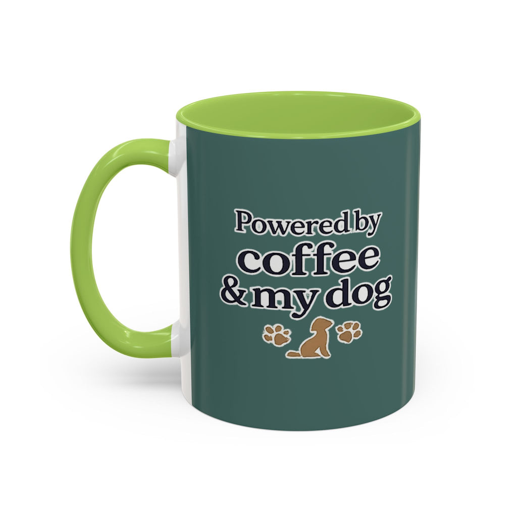 Dog Mum Coffee Mug – “Cuddles. Coffee. Conscious Living.” Accent Mug