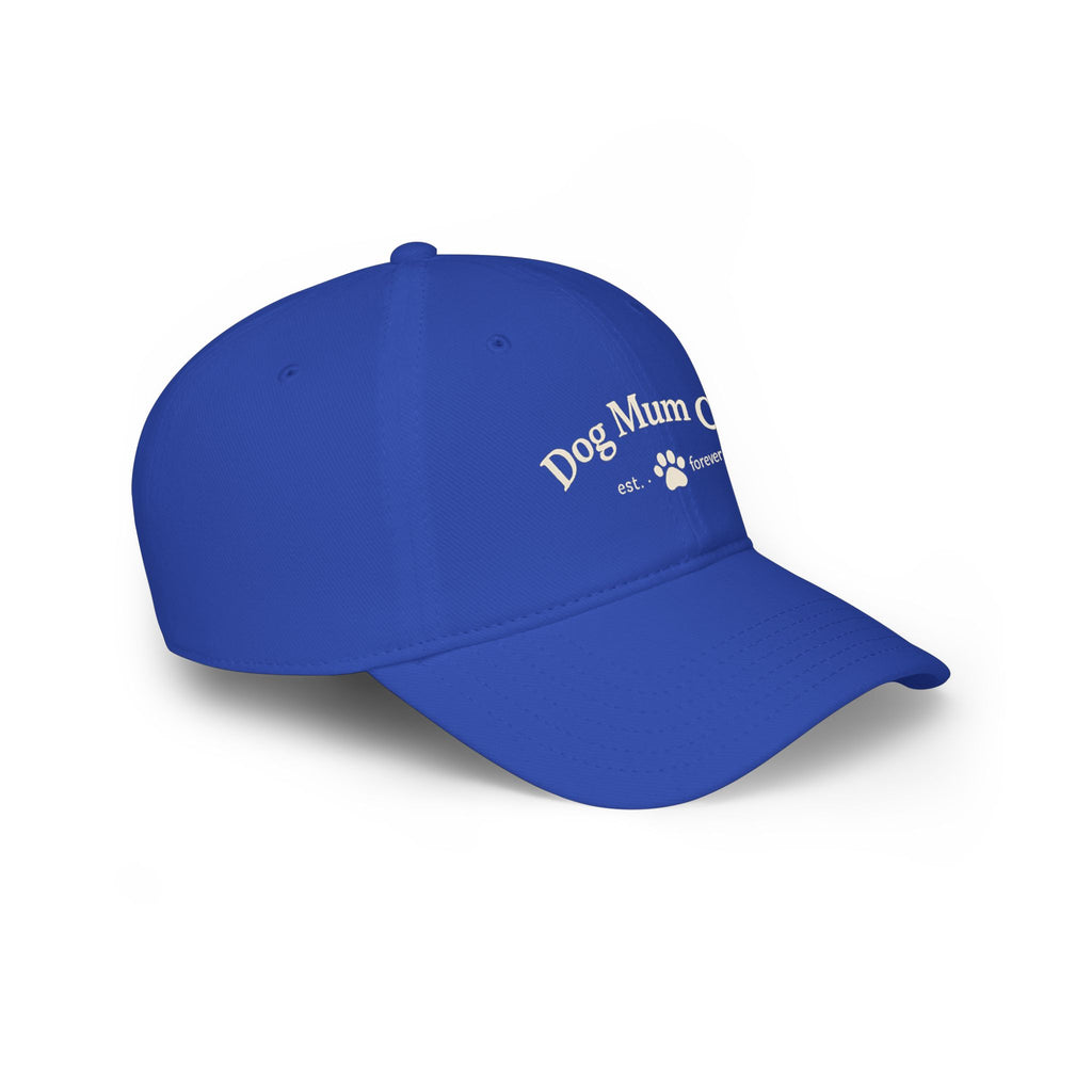 Dog Mum Club Baseball Cap – Cute Paw Print Low Profile Hat for Dog Lovers