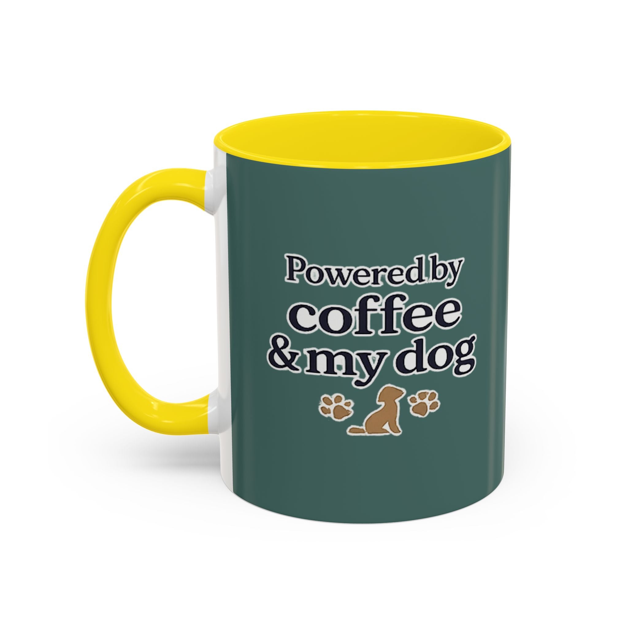 Dog Mum Coffee Mug – “Cuddles. Coffee. Conscious Living.” Accent Mug