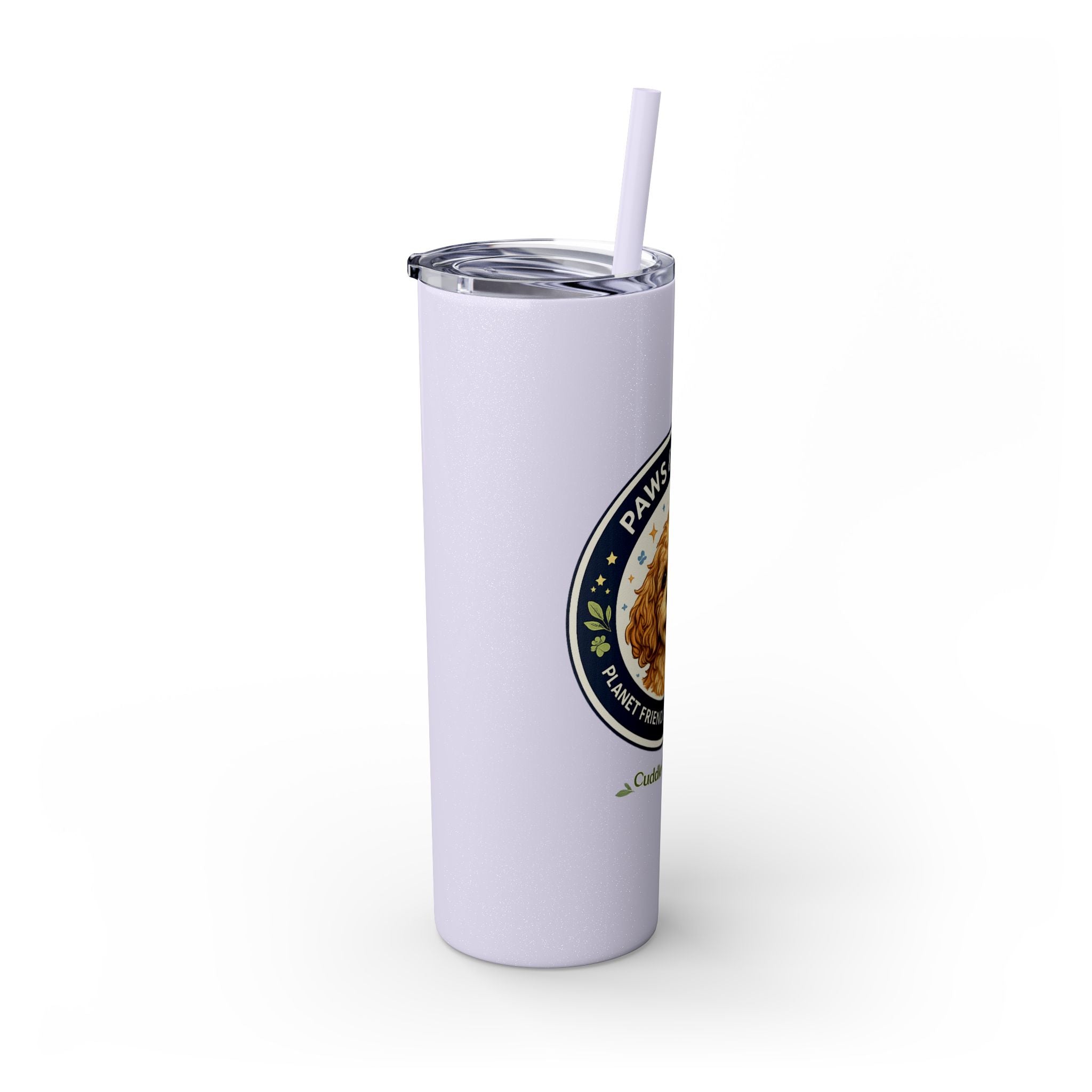 Cuddles Coffee Conscious Logo Pup Design Copy of 20oz Skinny Tumbler