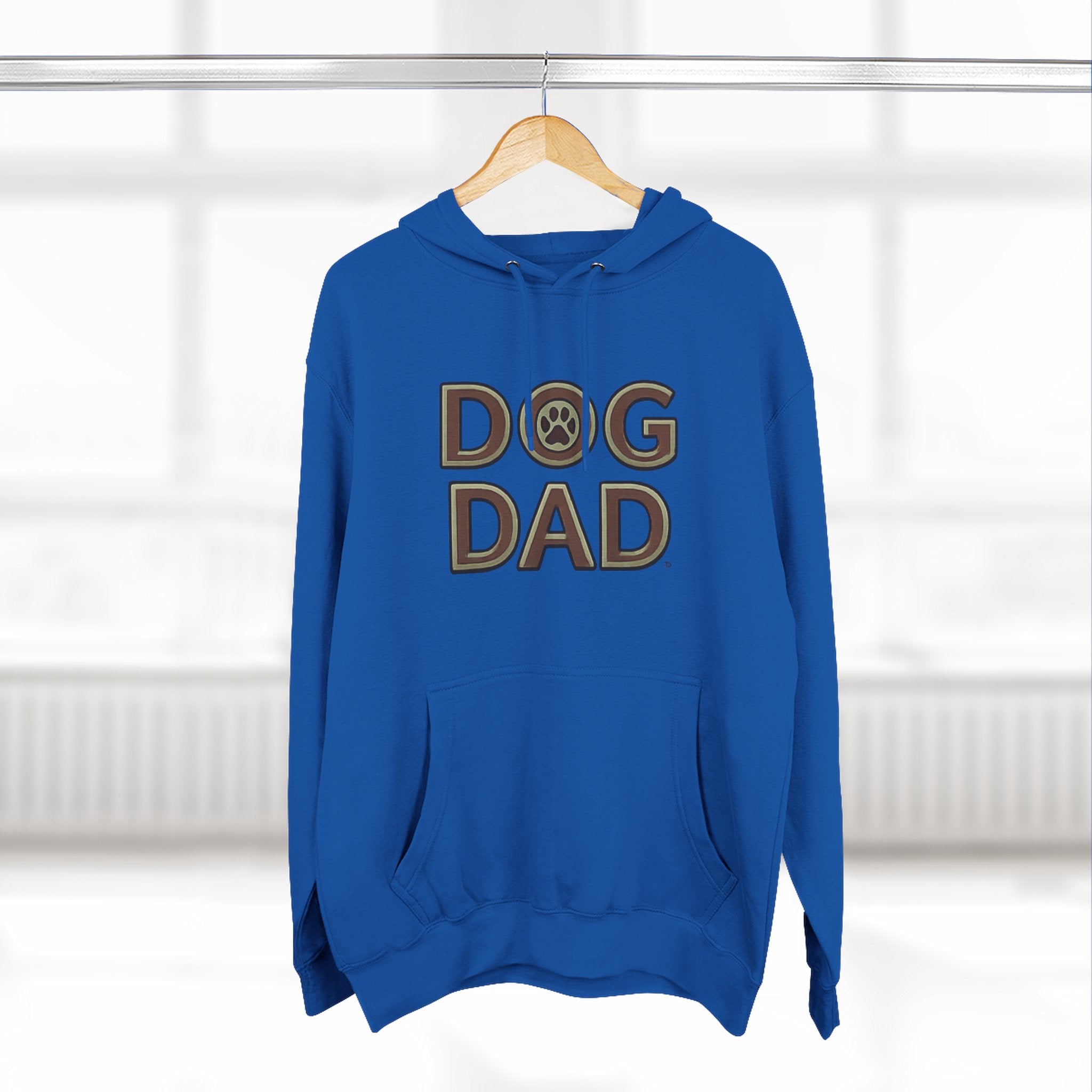 Dog Dad Hoodie — “Dog Dad Club” Cozy Fleece Pullover (Pet Lover Gift)