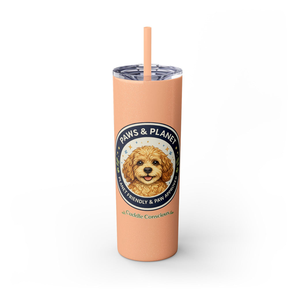 Cuddles Coffee Conscious Logo Pup Design Copy of 20oz Skinny Tumbler