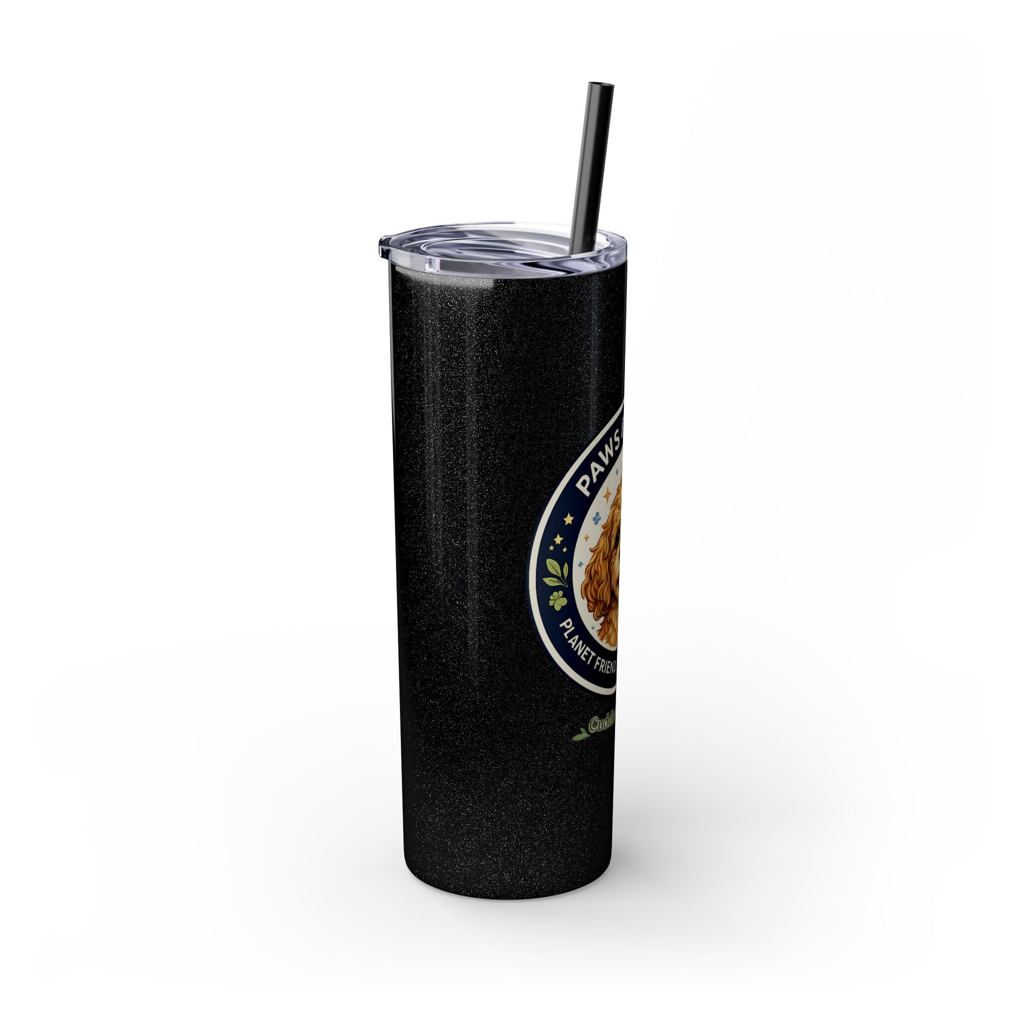 Cuddles Coffee Conscious Logo Pup Design Copy of 20oz Skinny Tumbler