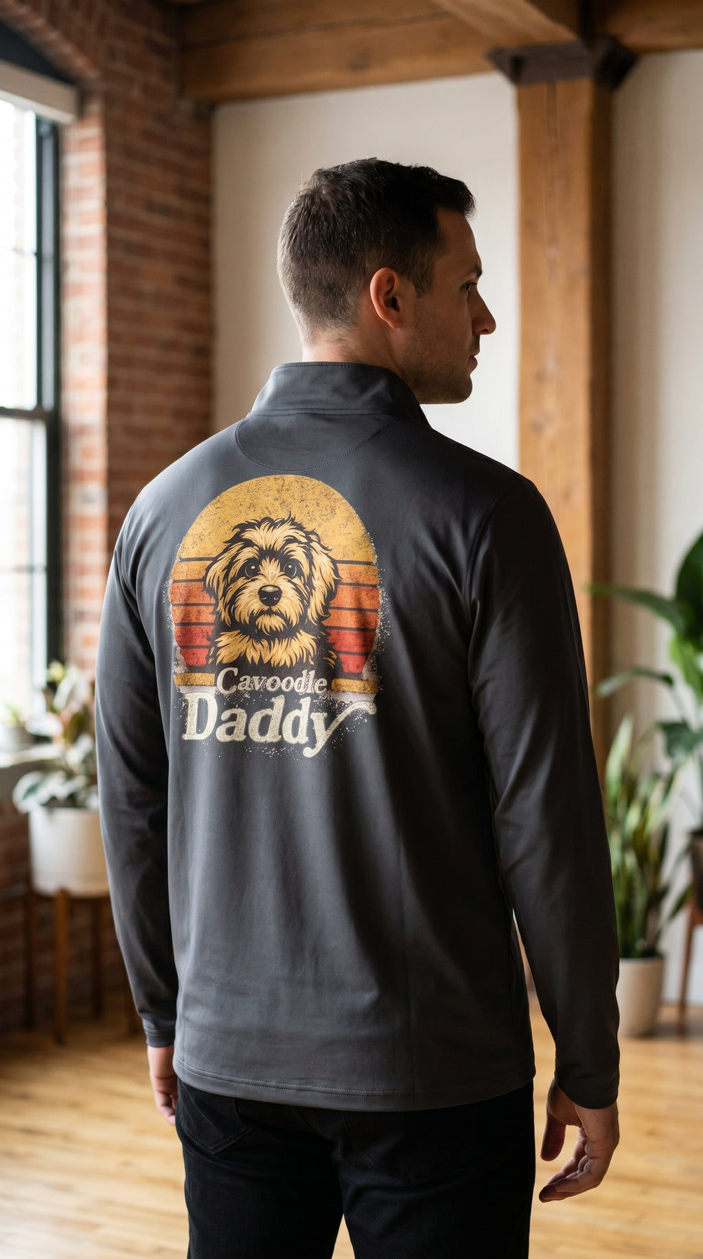 CAVOODLE DADDY QUARTER-ZIP
