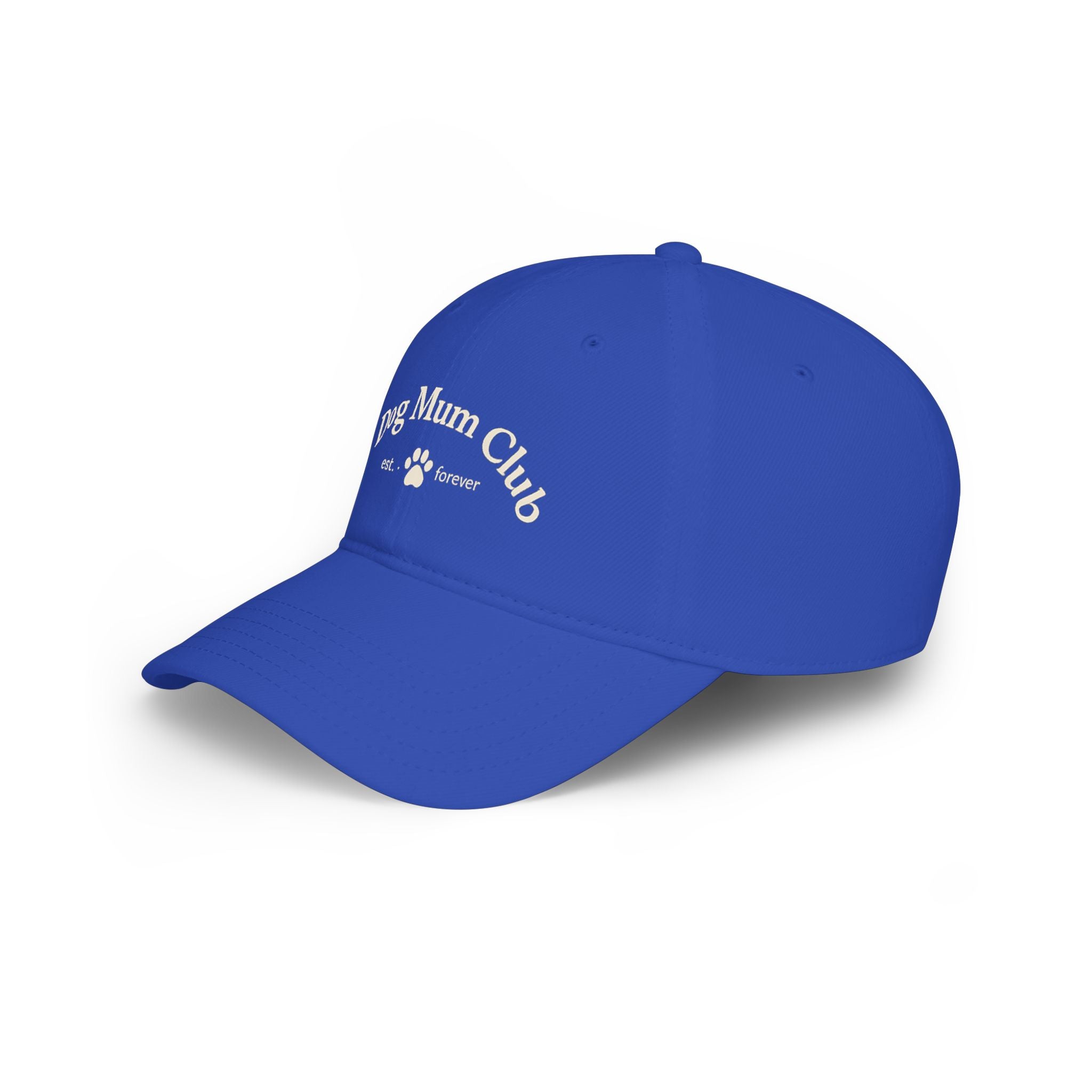 Dog Mum Club Baseball Cap – Cute Paw Print Low Profile Hat for Dog Lovers