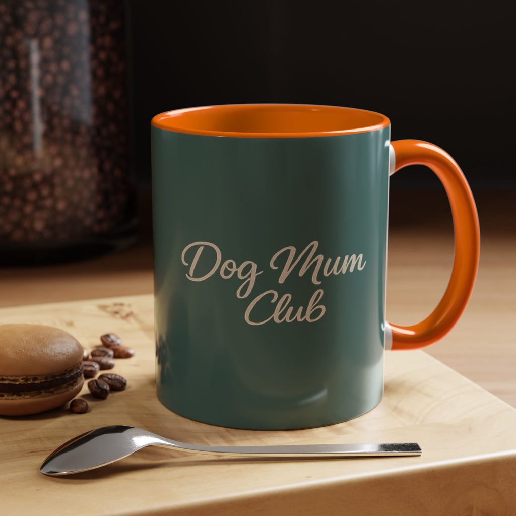 Dog Mum Coffee Mug – “Cuddles. Coffee. Conscious Living.” Accent Mug