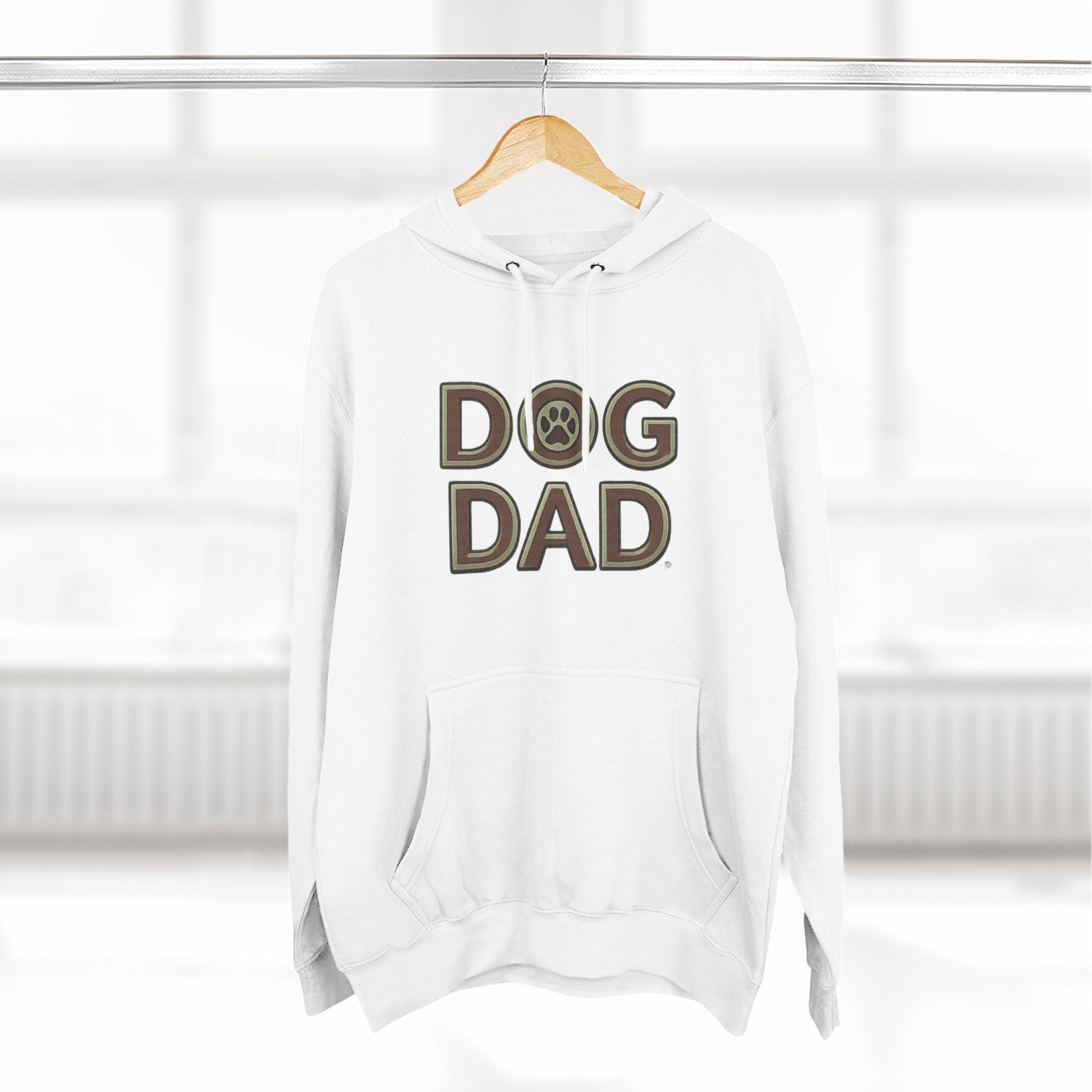 Dog Dad Hoodie — “Dog Dad Club” Cozy Fleece Pullover (Pet Lover Gift)