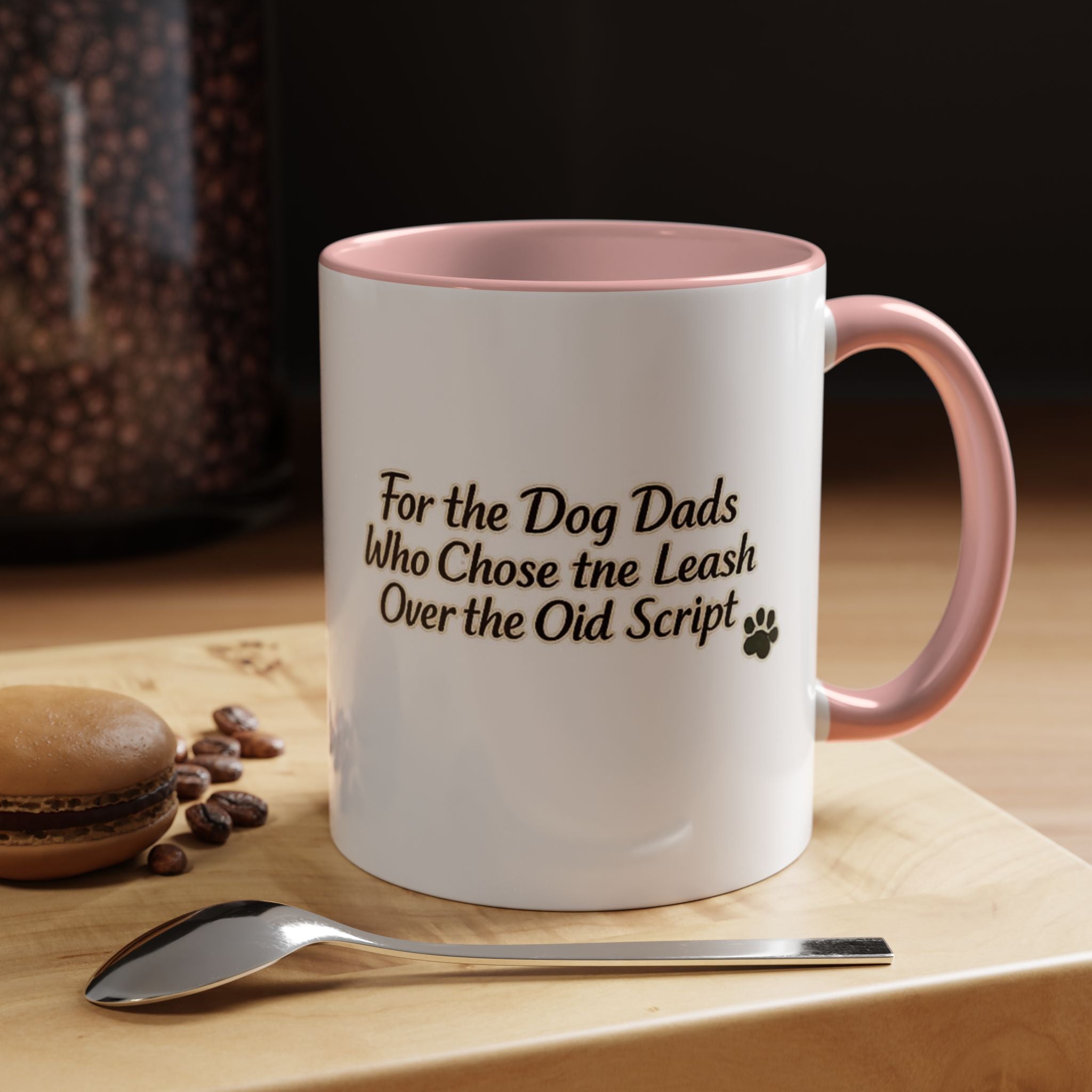 Dog Dad Coffee Mug – "For the Dog Dads Who Chose the Leash Over the Old Script" Accent Mug