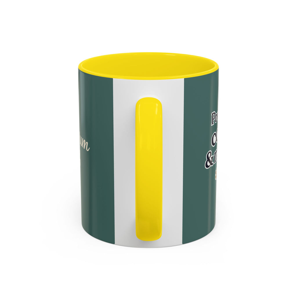 Dog Mum Coffee Mug – “Cuddles. Coffee. Conscious Living.” Accent Mug