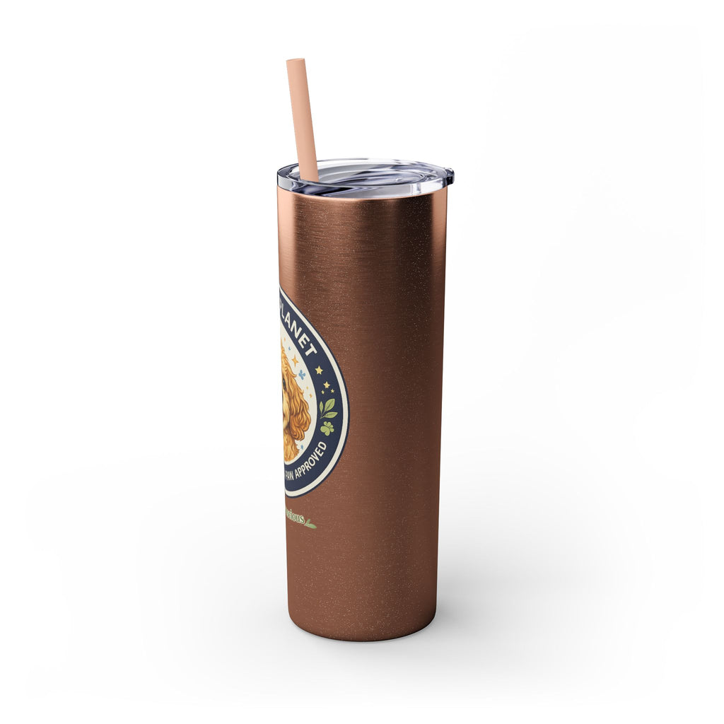 Cuddles Coffee Conscious Logo Pup Design Copy of 20oz Skinny Tumbler
