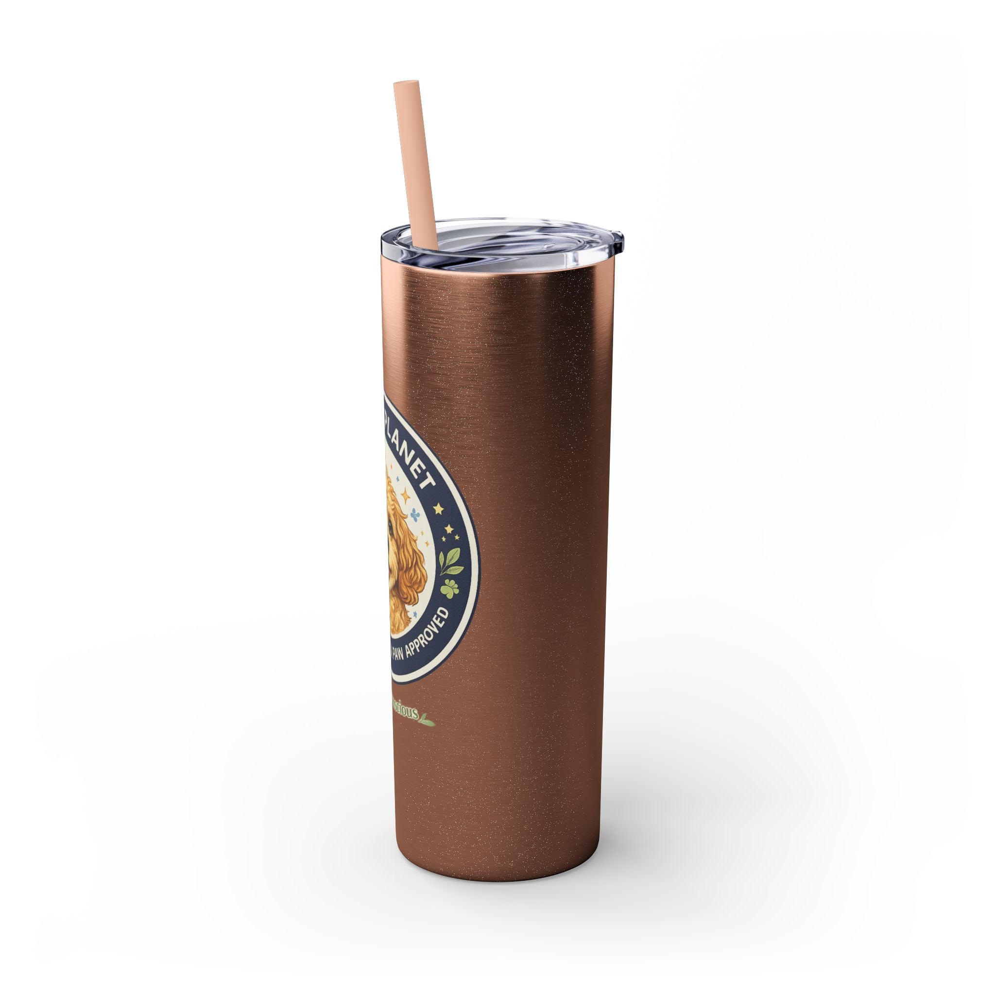 Cuddles Coffee Conscious Logo Pup Design Copy of 20oz Skinny Tumbler