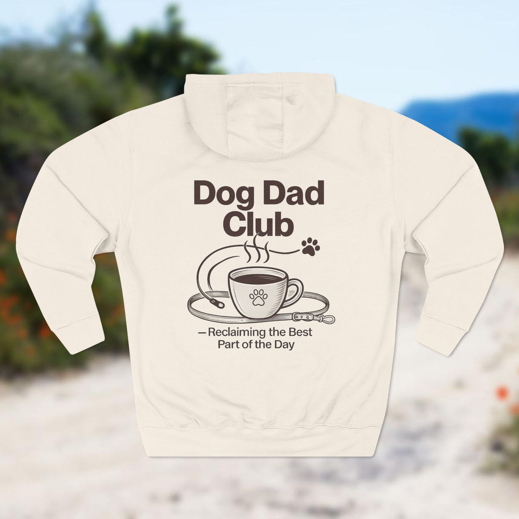 Dog Dad Hoodie — “Dog Dad Club” Cozy Fleece Pullover (Pet Lover Gift)