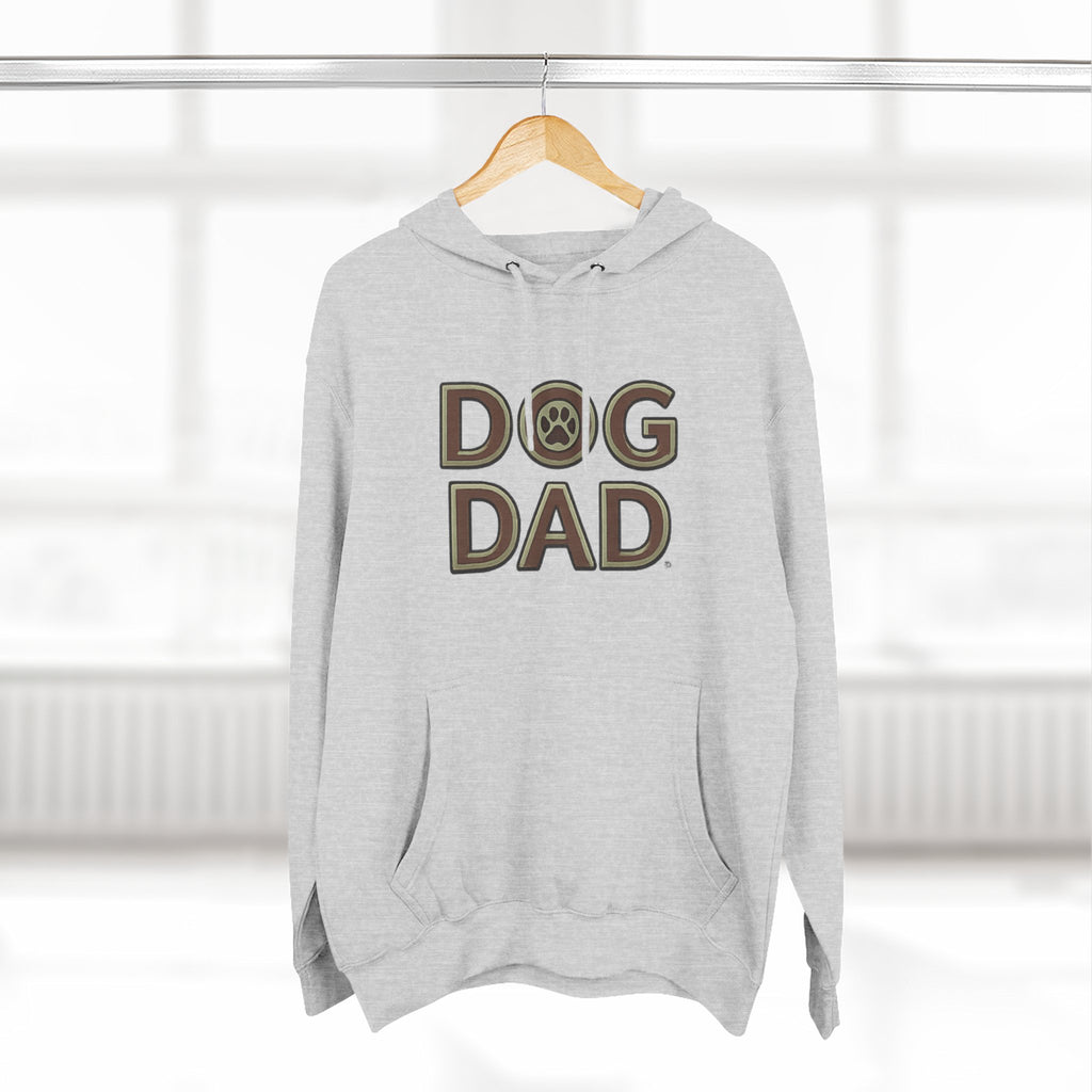 Dog Dad Hoodie — “Dog Dad Club” Cozy Fleece Pullover (Pet Lover Gift)