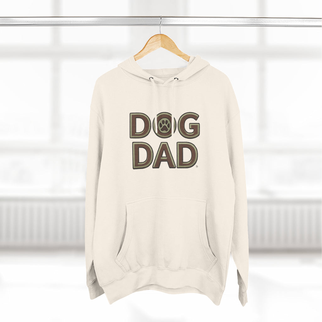Dog Dad Hoodie — “Dog Dad Club” Cozy Fleece Pullover (Pet Lover Gift)