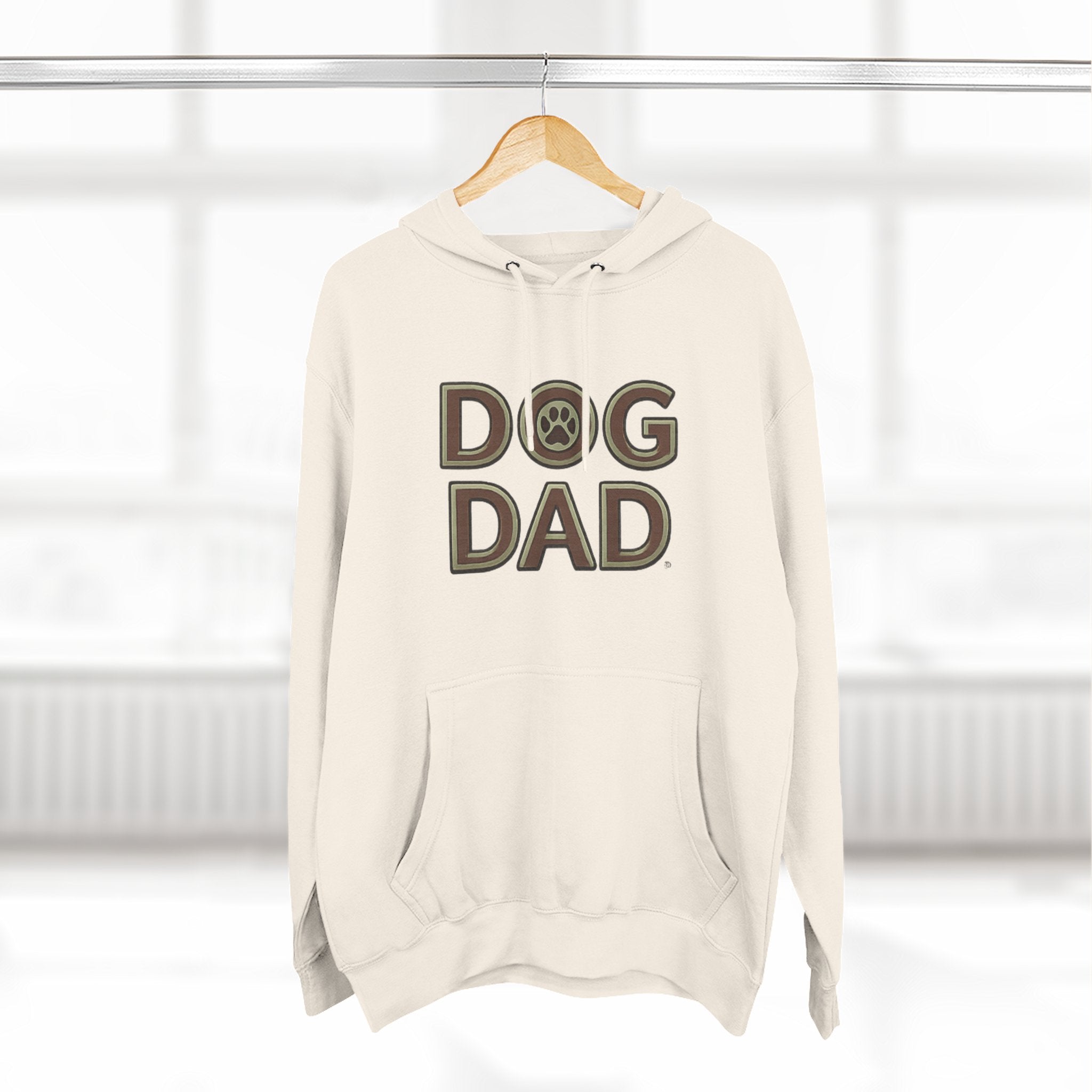 Dog Dad Hoodie — “Dog Dad Club” Cozy Fleece Pullover (Pet Lover Gift)