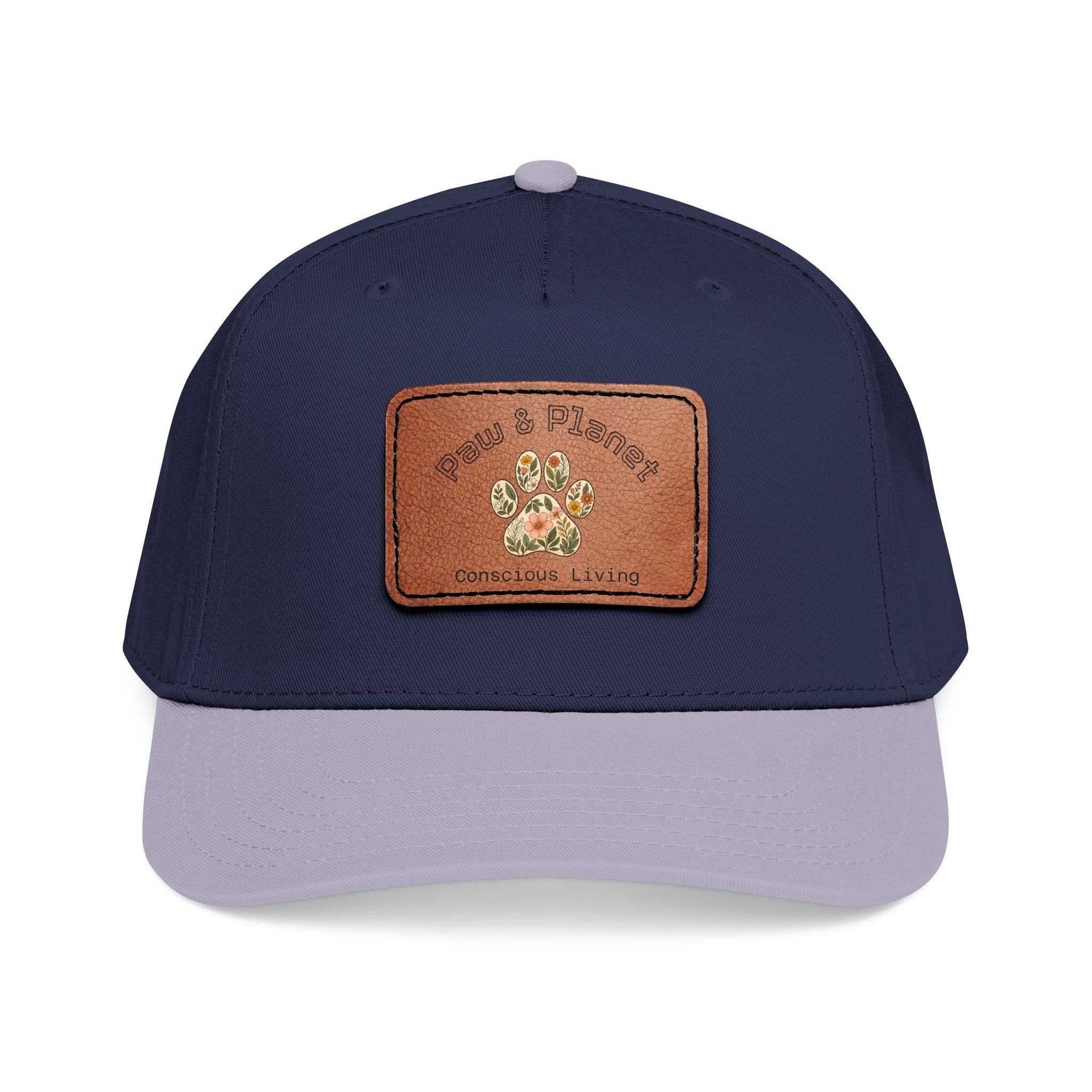 Paw & Planet Floral Trail Cap – Vegan Leather Paw Patch Snapback